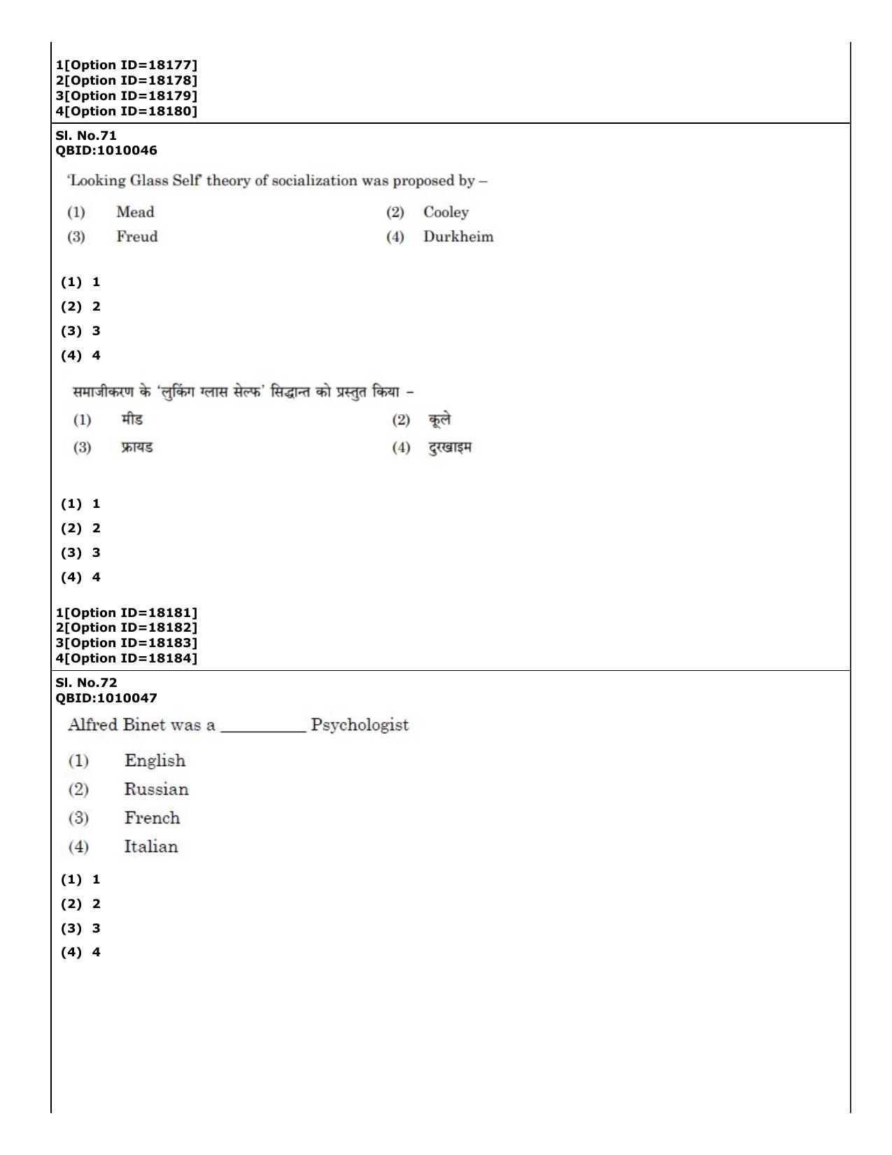 CUET (PG) 2022: PGQP-04 M.Ed (07-09-2022) Question Paper - Page 65