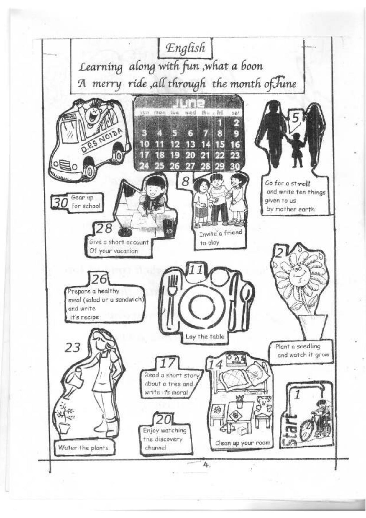 Worksheet for Class 2 English Revision Assignment 115 - Page 4