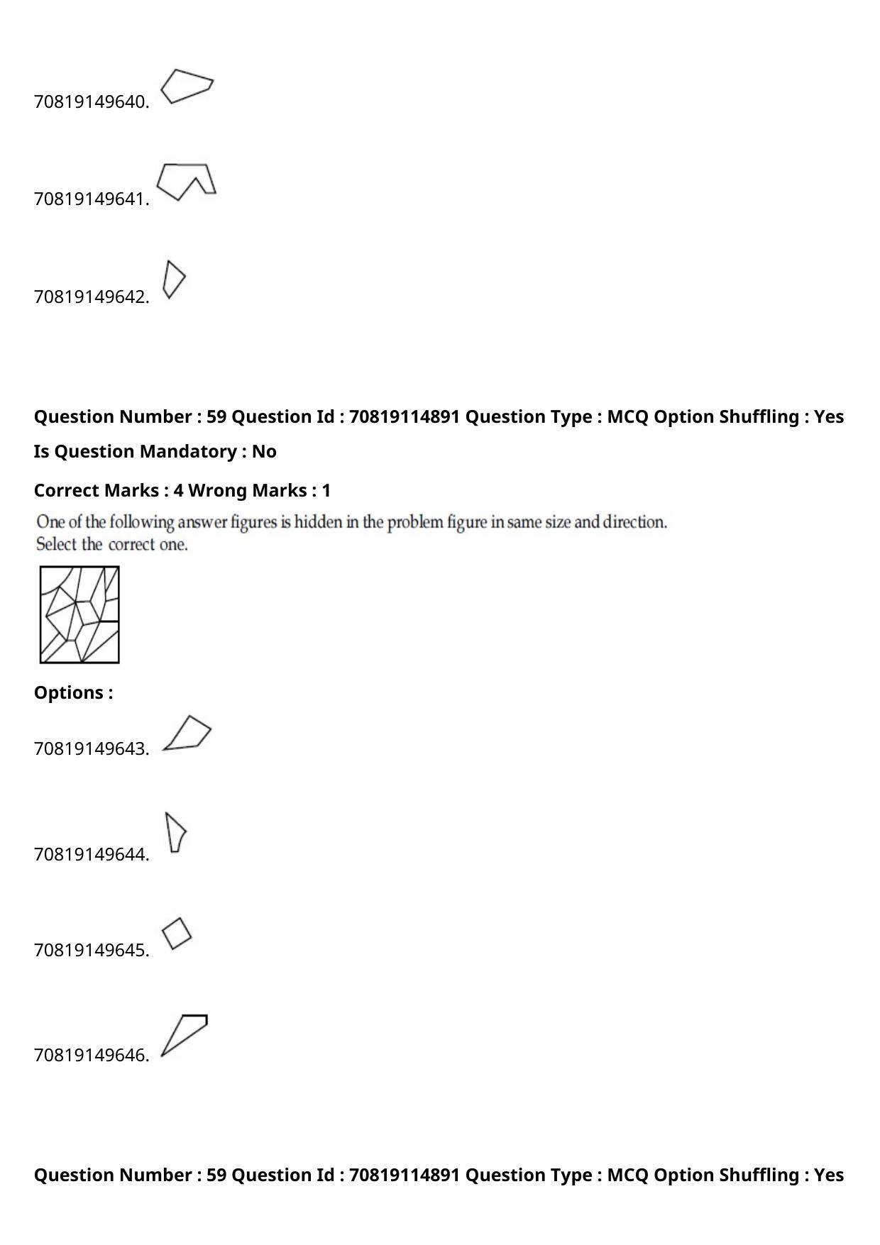JEE Mains 2021: B Arch & B Planning Kannada (Shift 2) 23-02-2021 Question Paper - Page 69