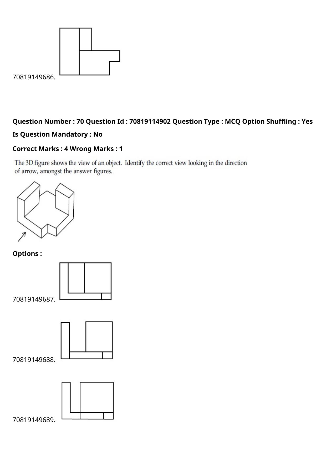 JEE Mains 2021: B Arch & B Planning Kannada (Shift 2) 23-02-2021 Question Paper - Page 92
