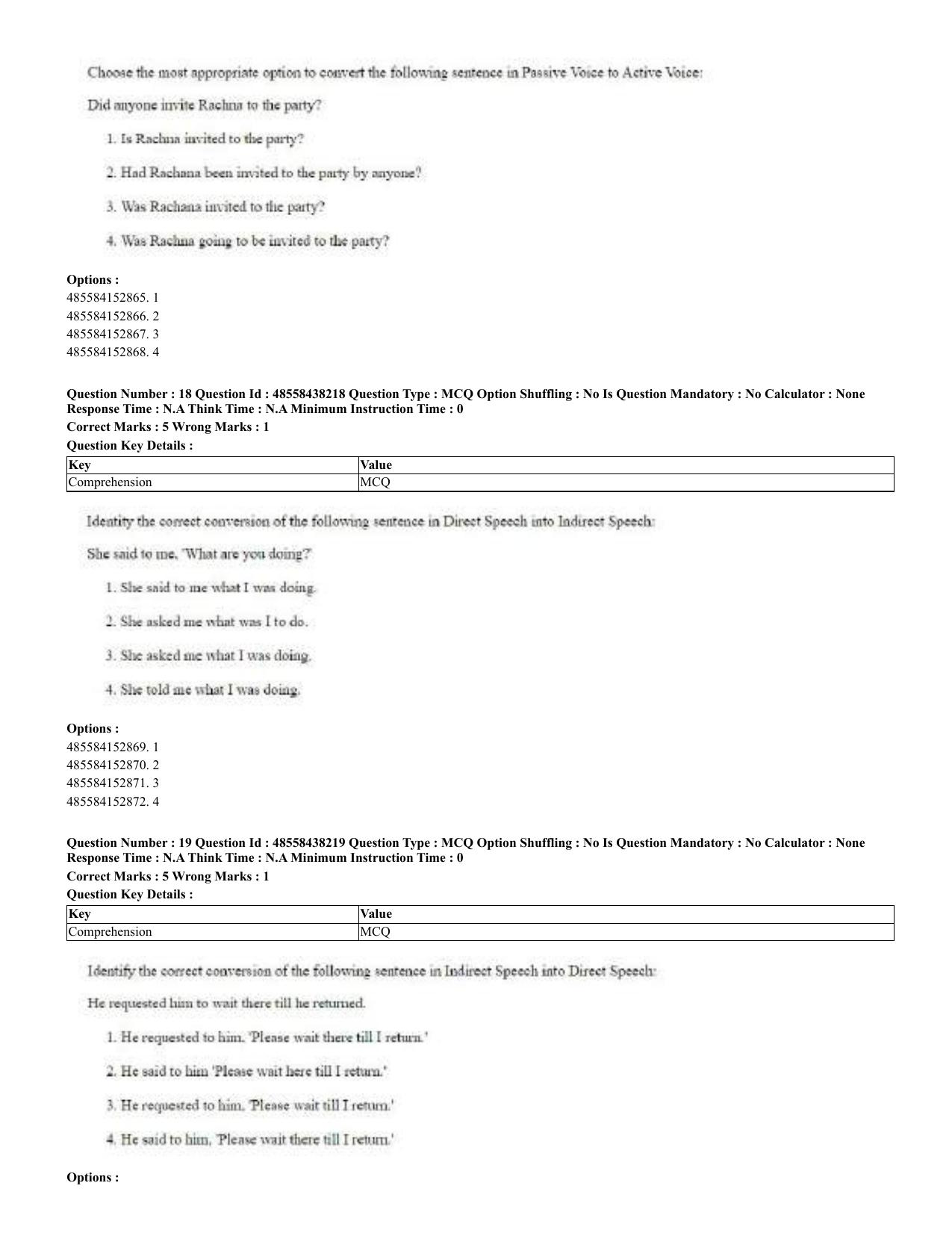 CUET 2023 English Odia Shift 3 Question Papers - 02 Jul 2023 - Page 16