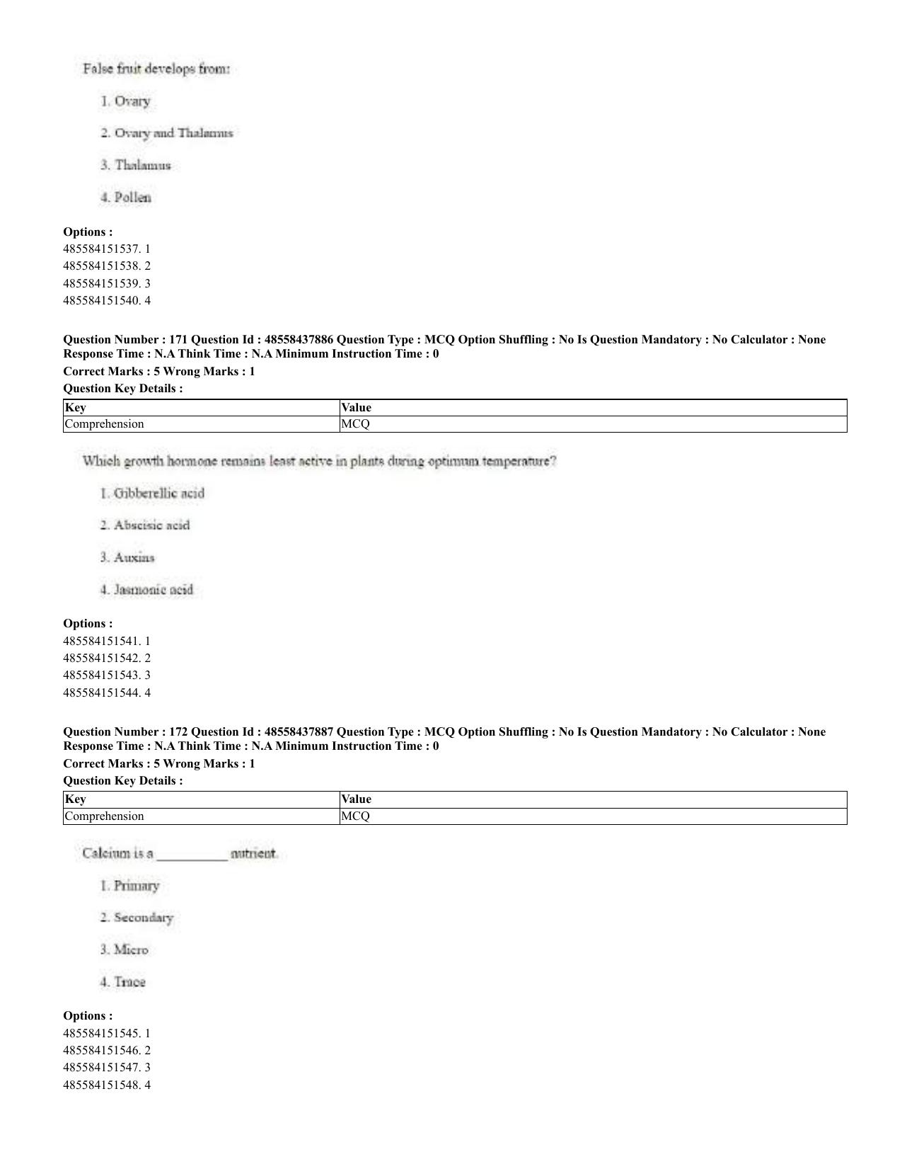 CUET 2023 English Odia Shift 3 Question Papers - 02 Jul 2023 - Page 100
