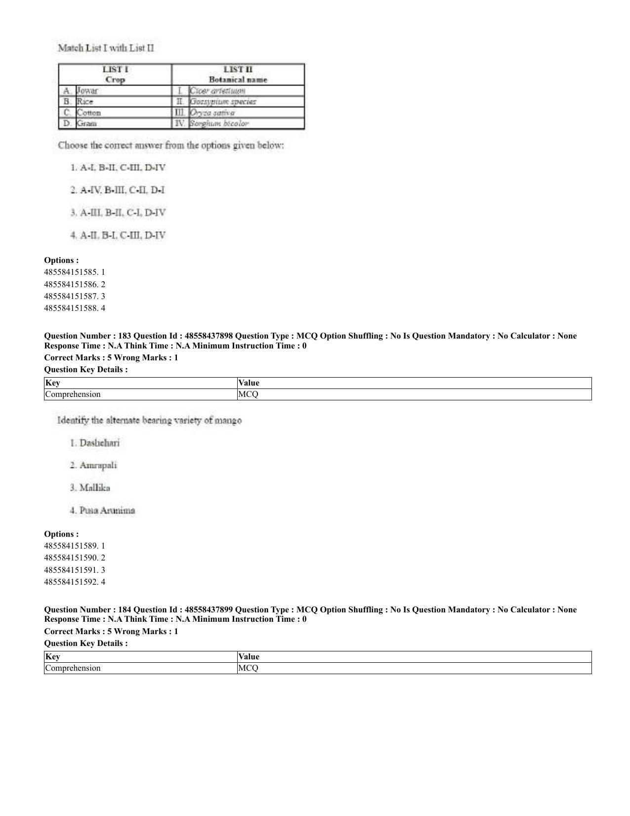 CUET 2023 English Odia Shift 3 Question Papers - 02 Jul 2023 - Page 105