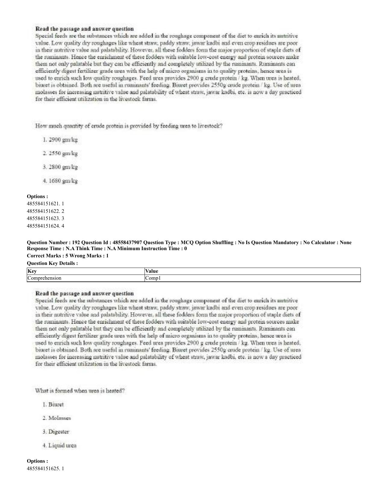 CUET 2023 English Odia Shift 3 Question Papers - 02 Jul 2023 - Page 109