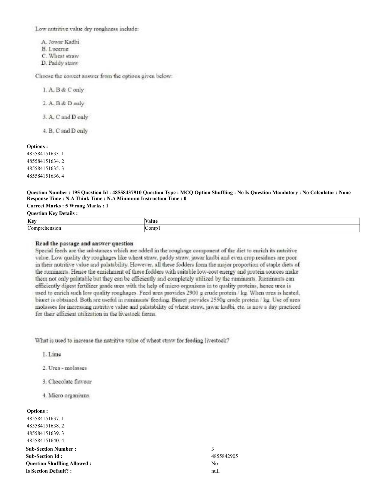 CUET 2023 English Odia Shift 3 Question Papers - 02 Jul 2023 - Page 111