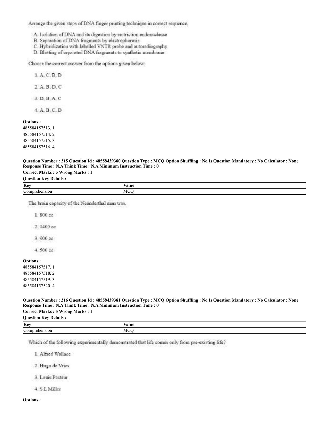 CUET 2023 English Odia Shift 3 Question Papers - 02 Jul 2023 - Page 122
