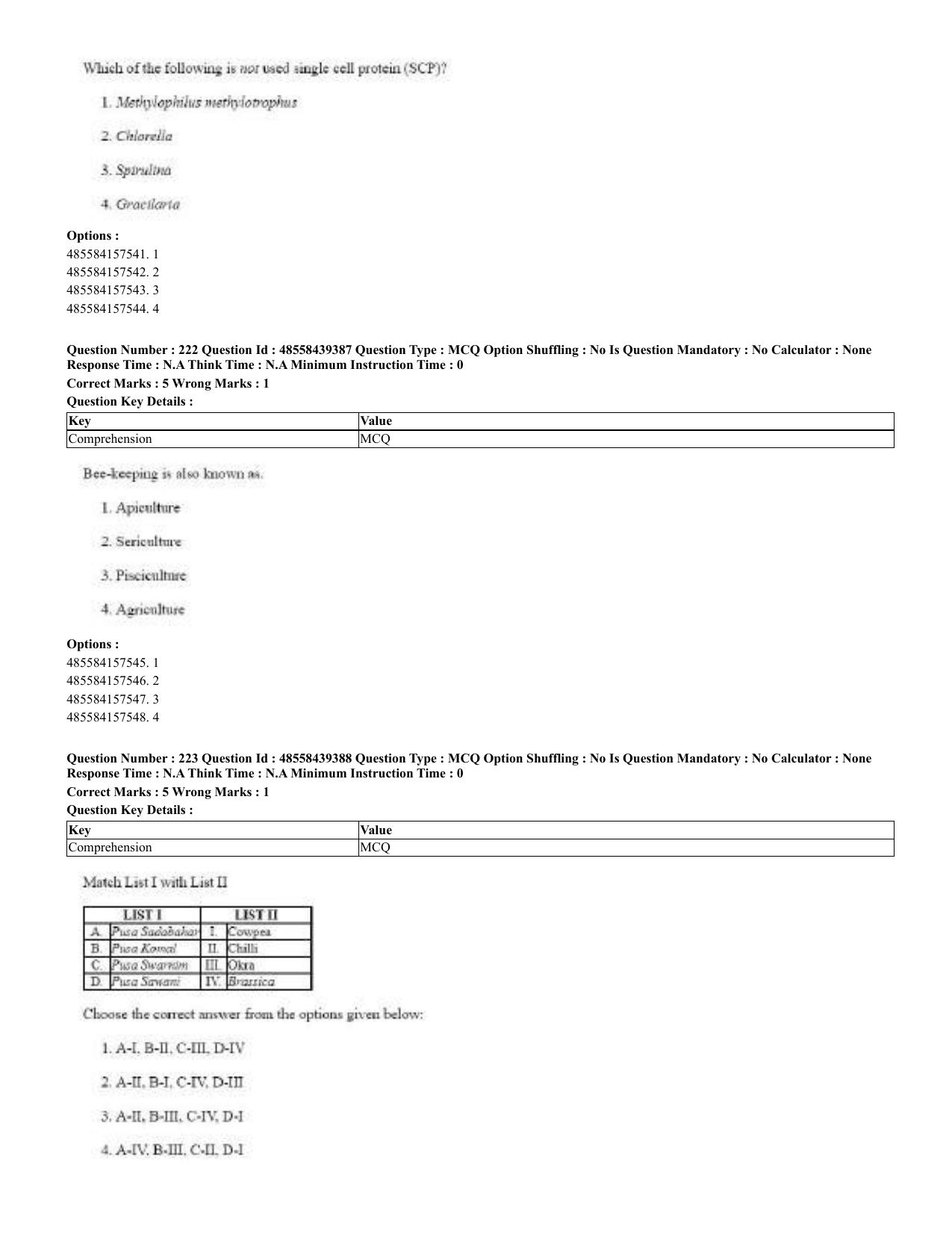 CUET 2023 English Odia Shift 3 Question Papers - 02 Jul 2023 - Page 125