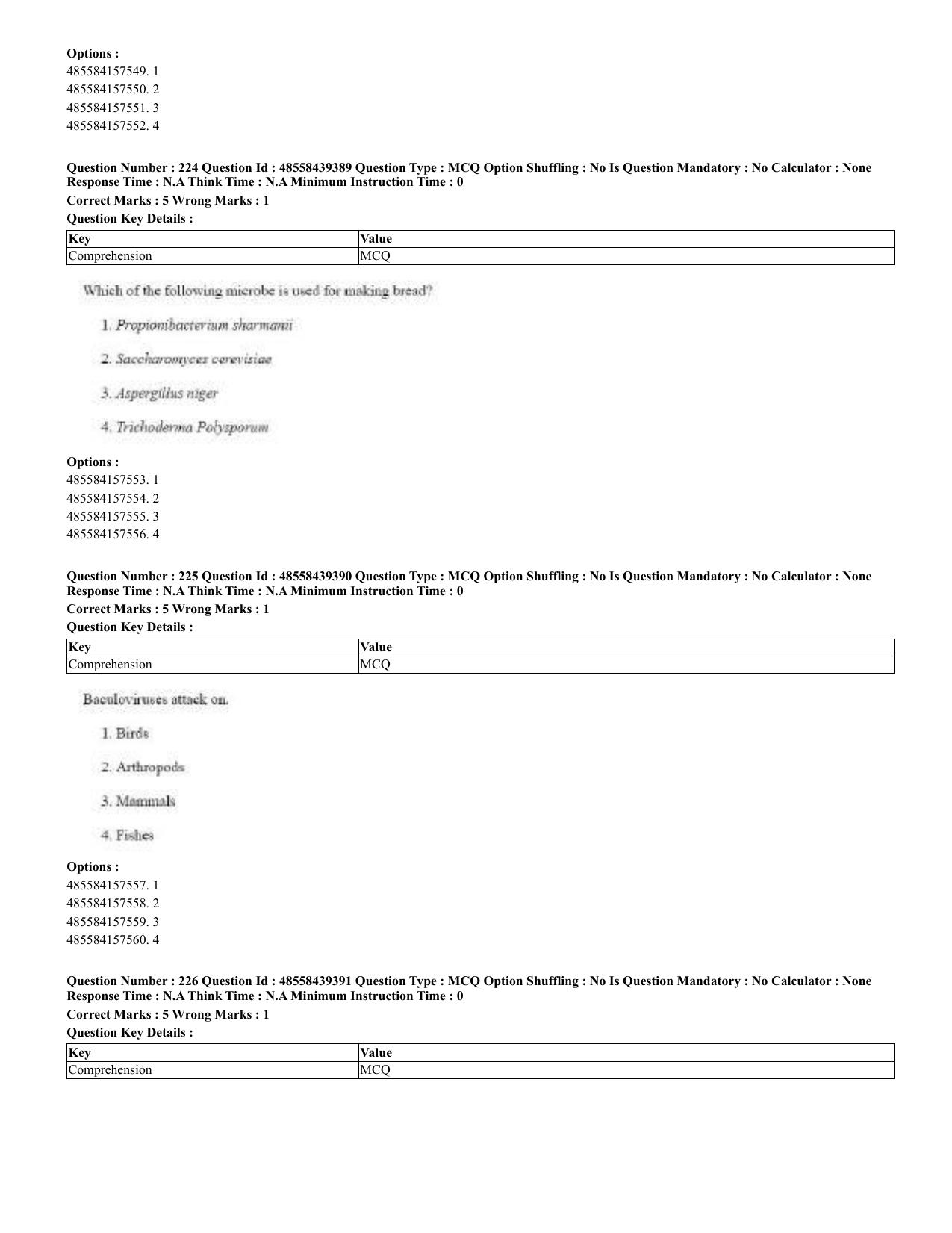 CUET 2023 English Odia Shift 3 Question Papers - 02 Jul 2023 - Page 126