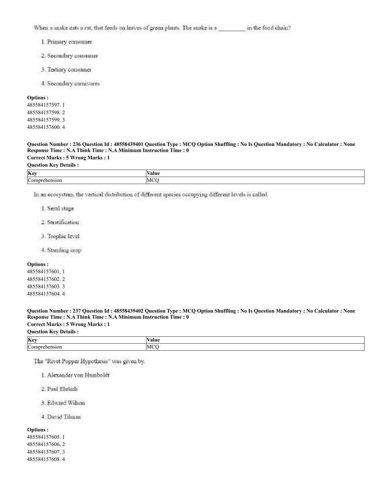 CUET 2023 English Odia Shift 3 Question Papers - 02 Jul 2023 - Page 131