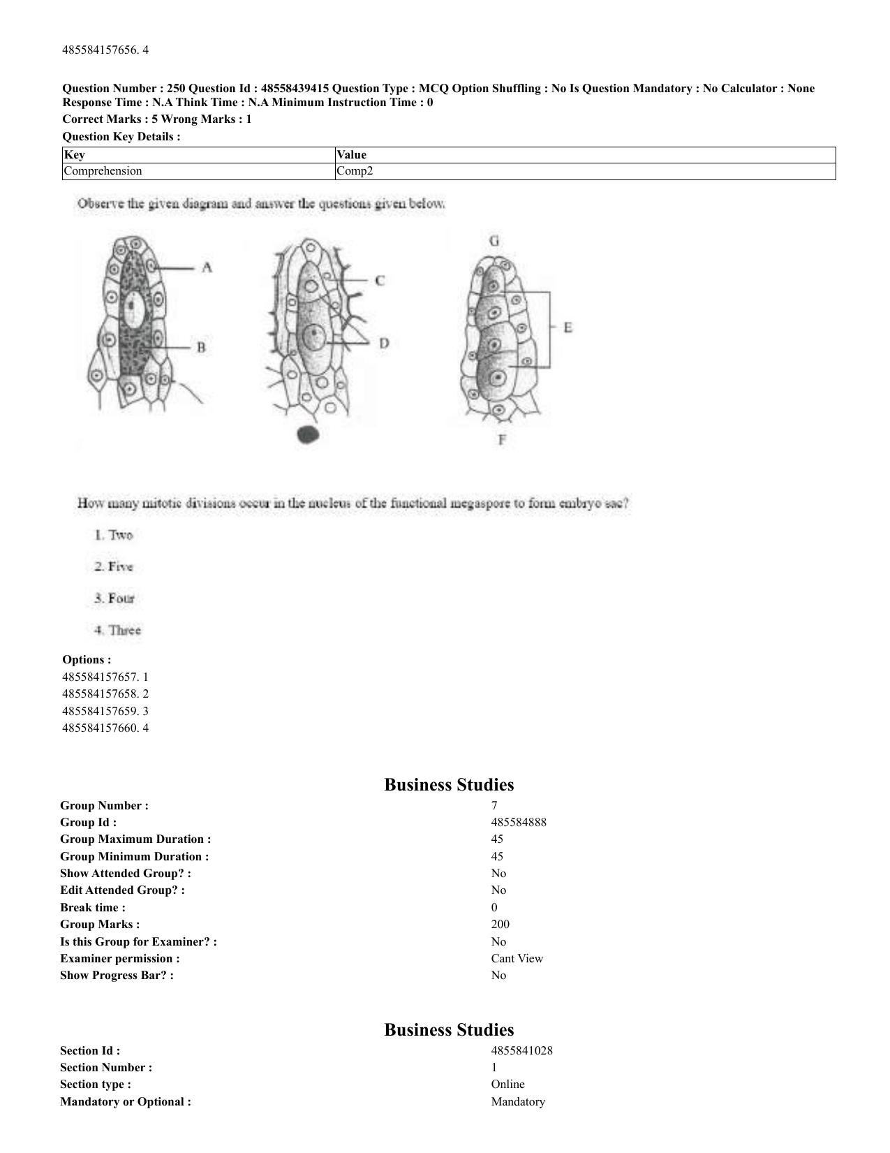 CUET 2023 English Odia Shift 3 Question Papers - 02 Jul 2023 - Page 141