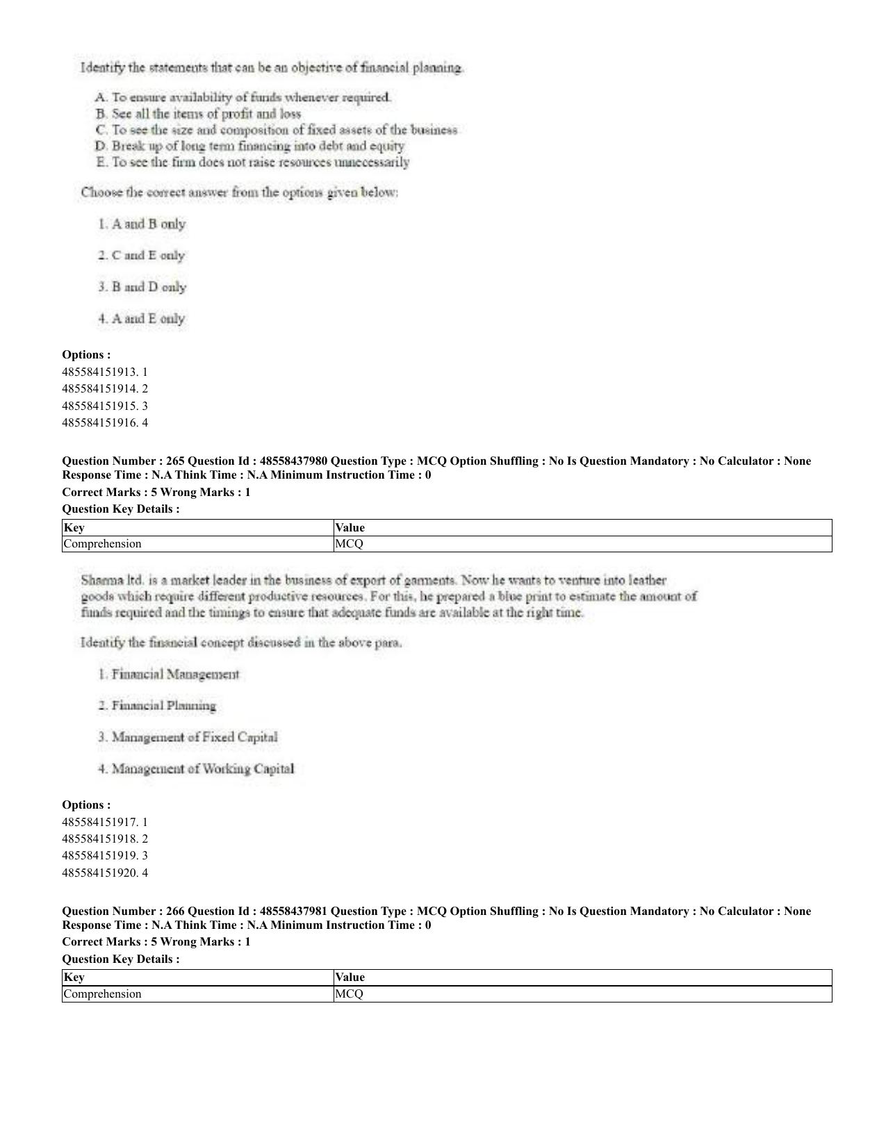 CUET 2023 English Odia Shift 3 Question Papers - 02 Jul 2023 - Page 148