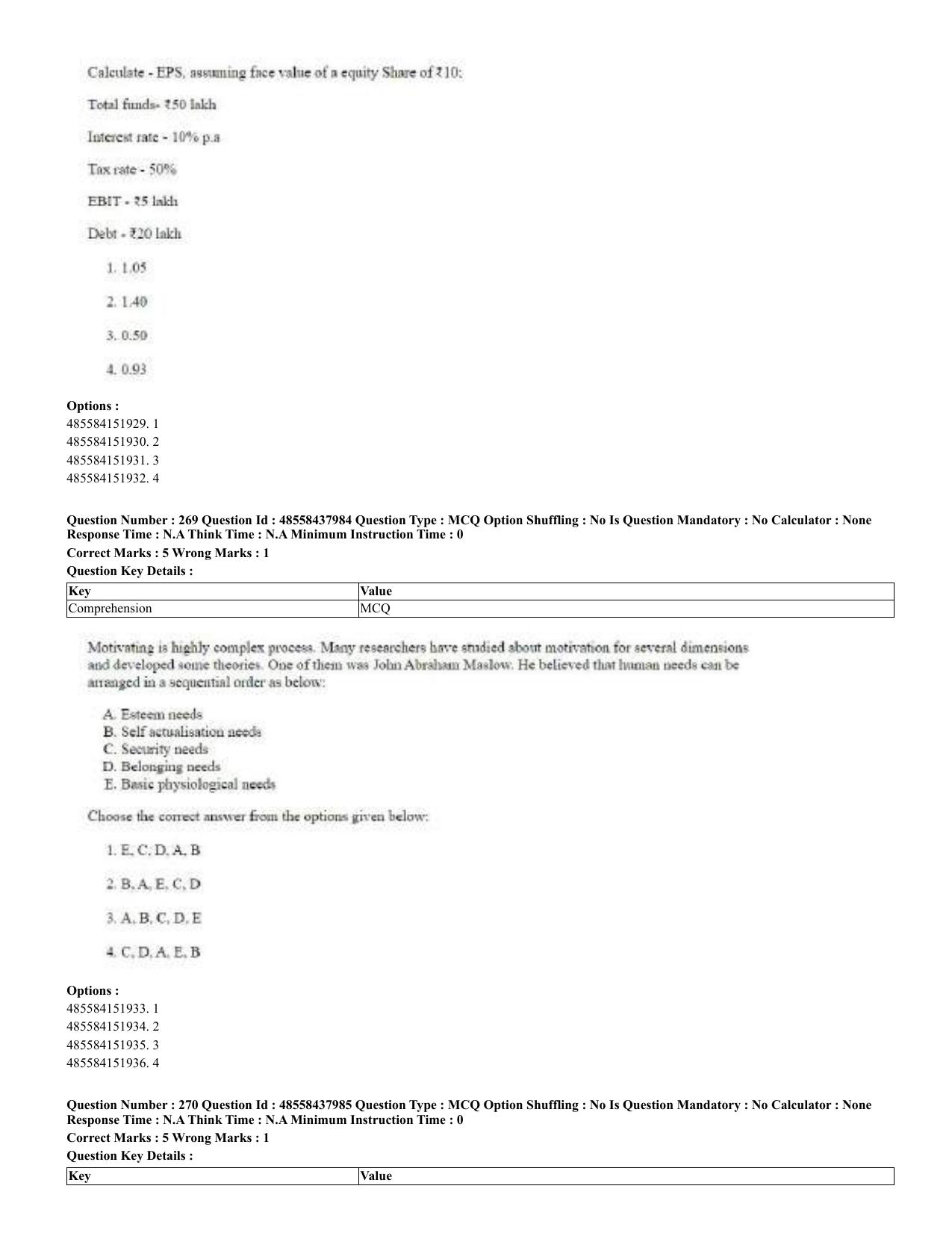 CUET 2023 English Odia Shift 3 Question Papers - 02 Jul 2023 - Page 150