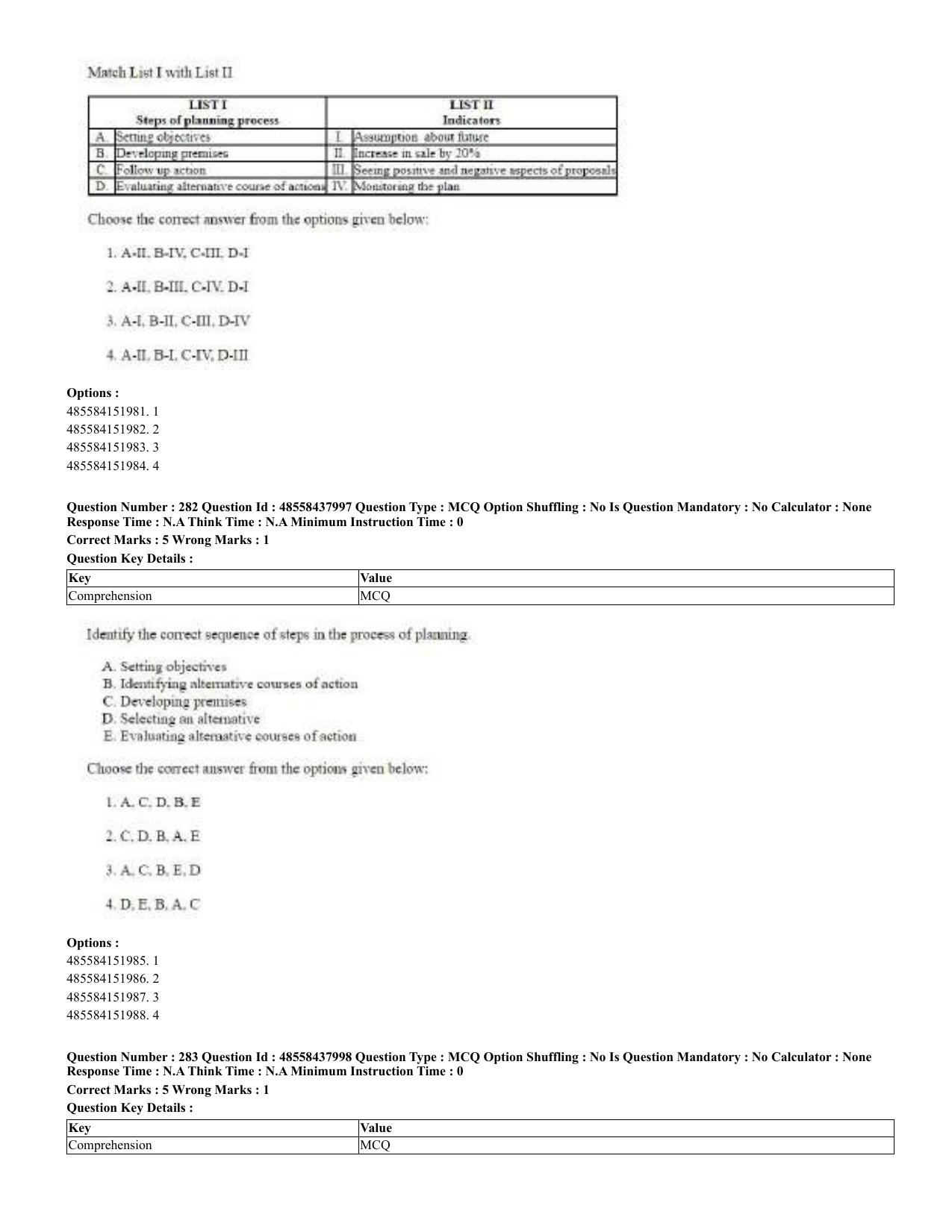 CUET 2023 English Odia Shift 3 Question Papers - 02 Jul 2023 - Page 156
