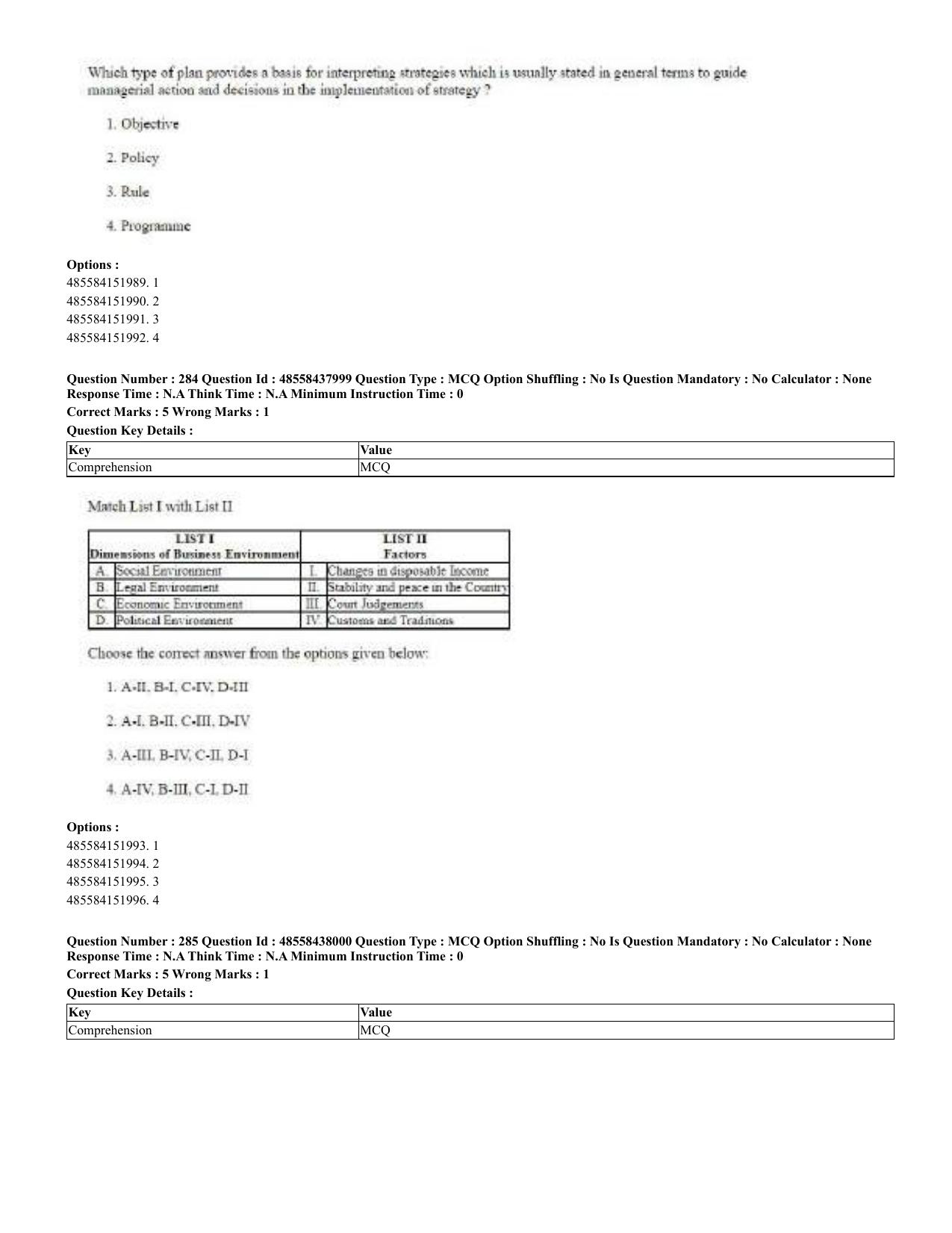 CUET 2023 English Odia Shift 3 Question Papers - 02 Jul 2023 - Page 157