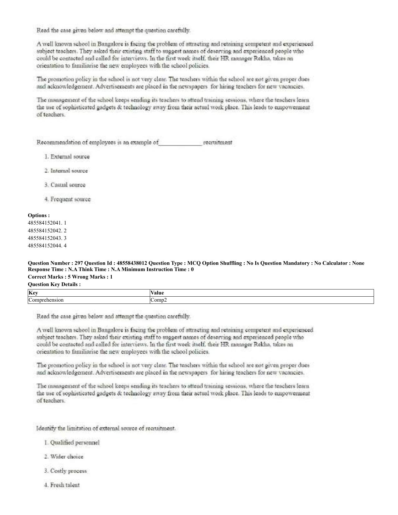 CUET 2023 English Odia Shift 3 Question Papers - 02 Jul 2023 - Page 165