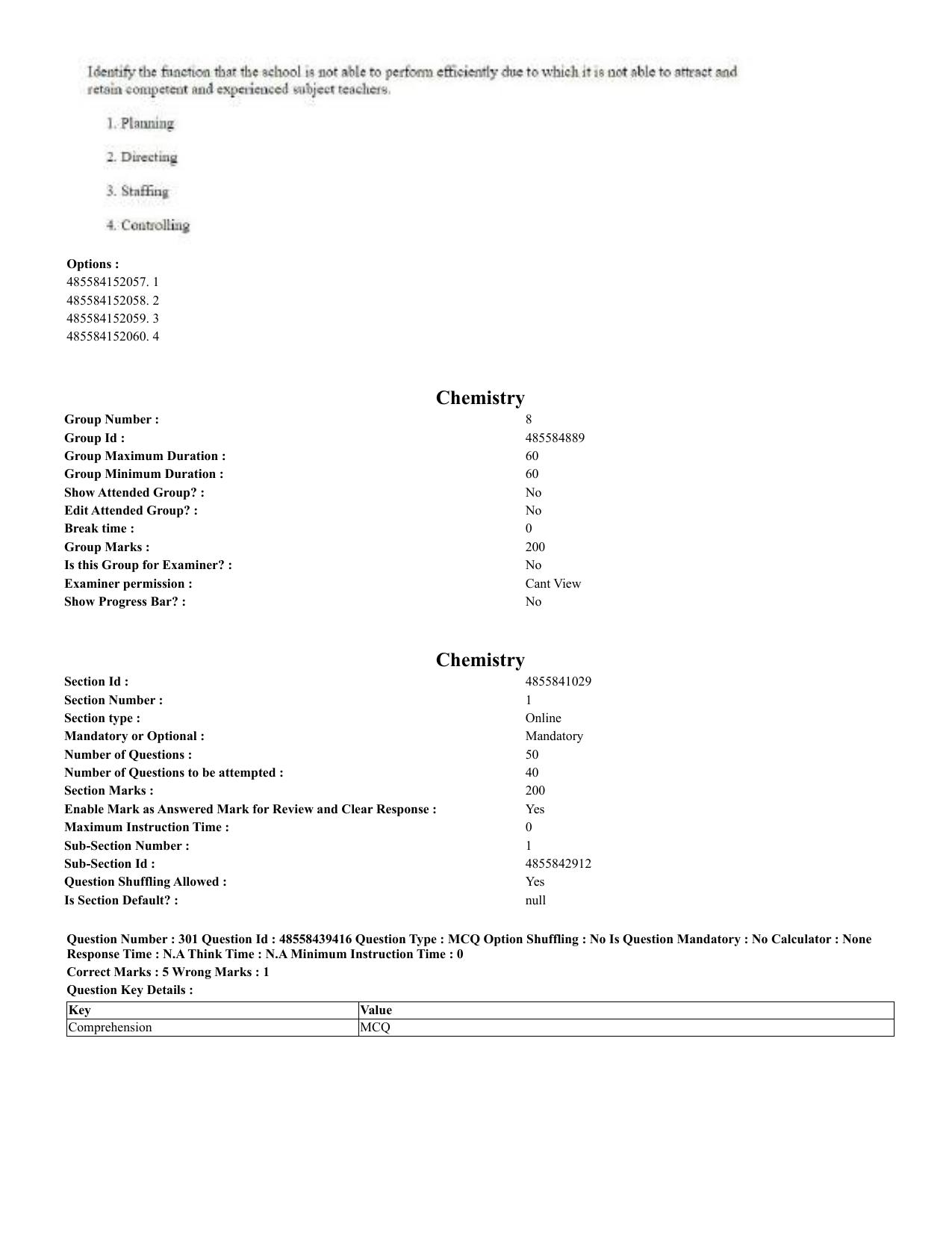CUET 2023 English Odia Shift 3 Question Papers - 02 Jul 2023 - Page 168