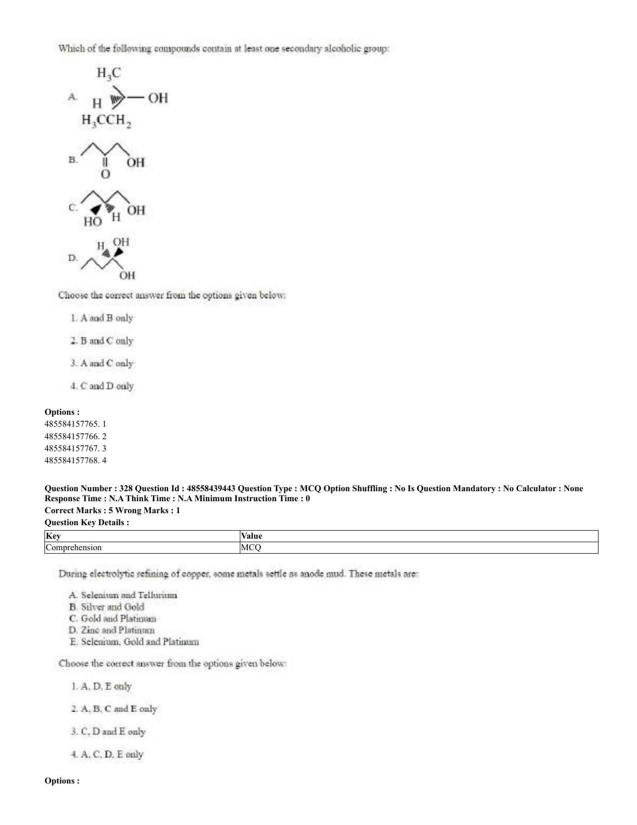 CUET 2023 English Odia Shift 3 Question Papers - 02 Jul 2023 - Page 181