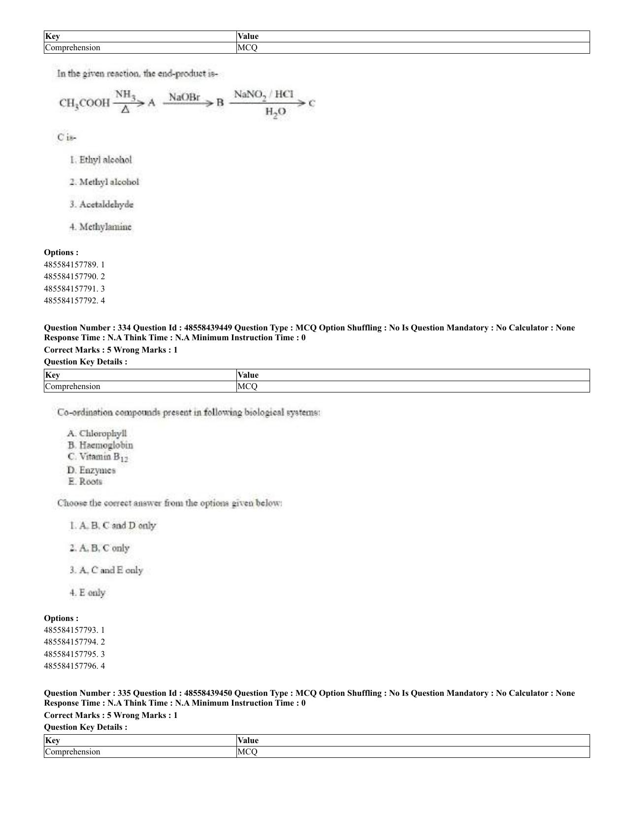 CUET 2023 English Odia Shift 3 Question Papers - 02 Jul 2023 - Page 184