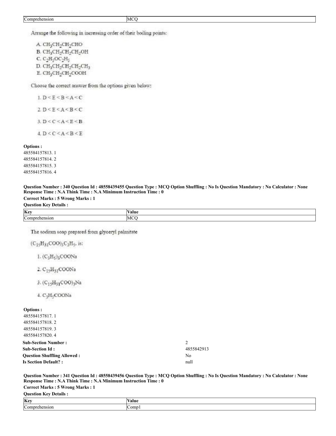 CUET 2023 English Odia Shift 3 Question Papers - 02 Jul 2023 - Page 187