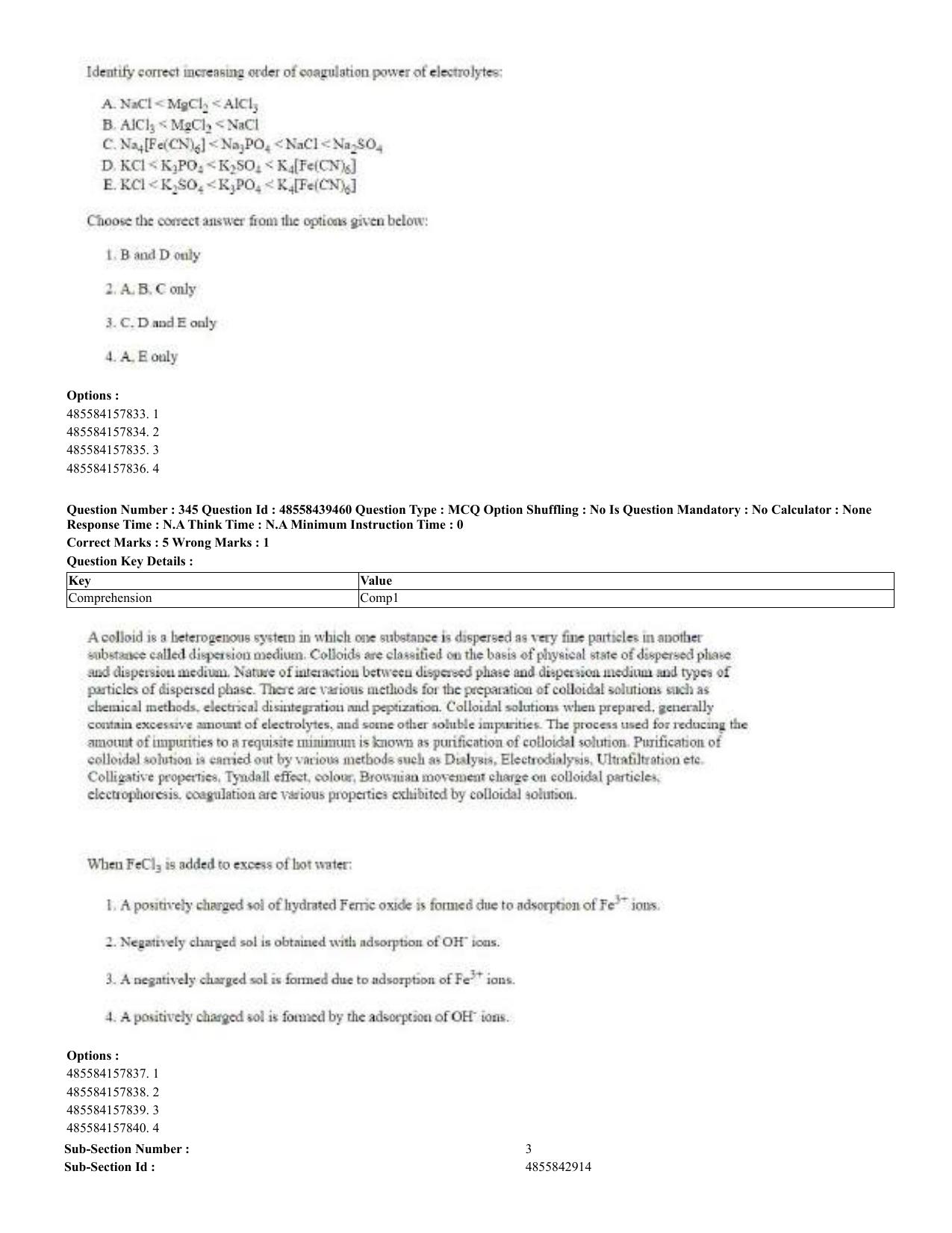 CUET 2023 English Odia Shift 3 Question Papers - 02 Jul 2023 - Page 190