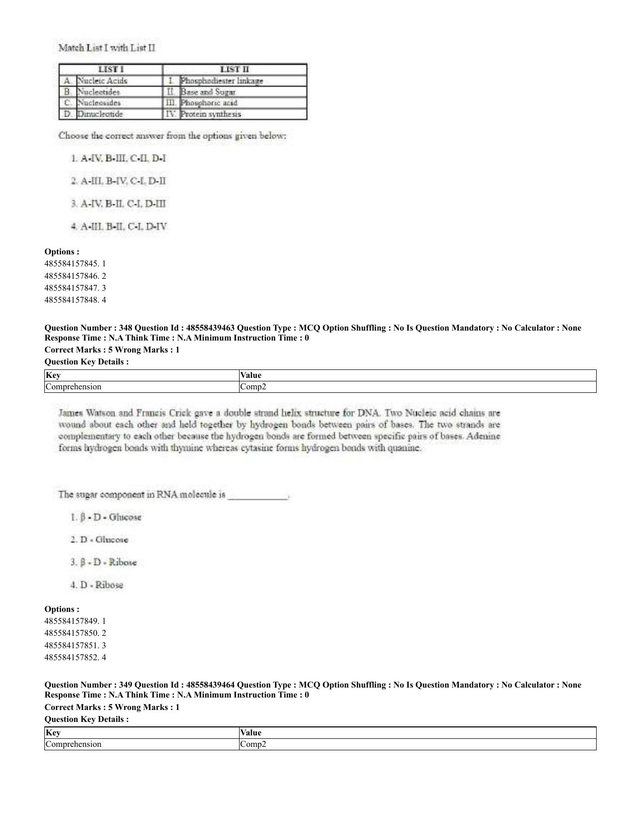 CUET 2023 English Odia Shift 3 Question Papers - 02 Jul 2023 - Page 192