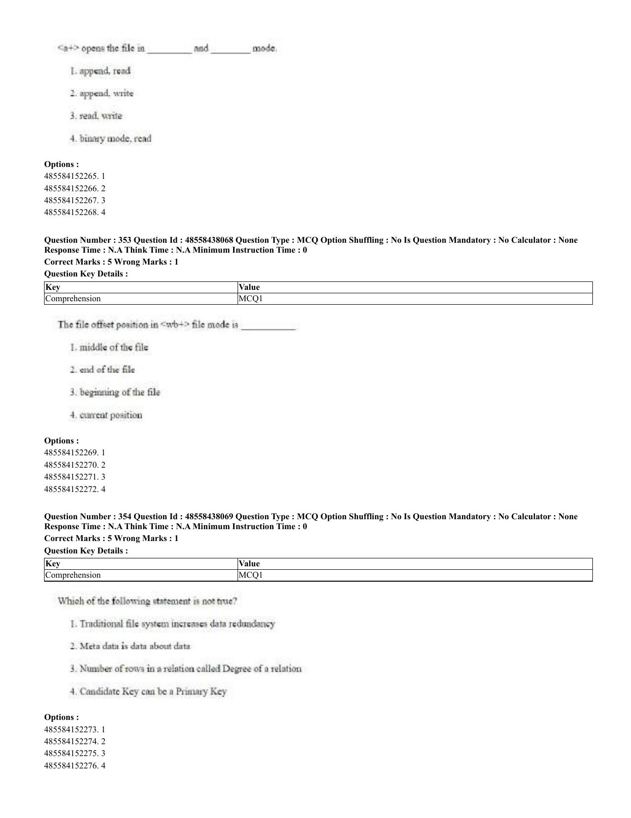 CUET 2023 English Odia Shift 3 Question Papers - 02 Jul 2023 - Page 195