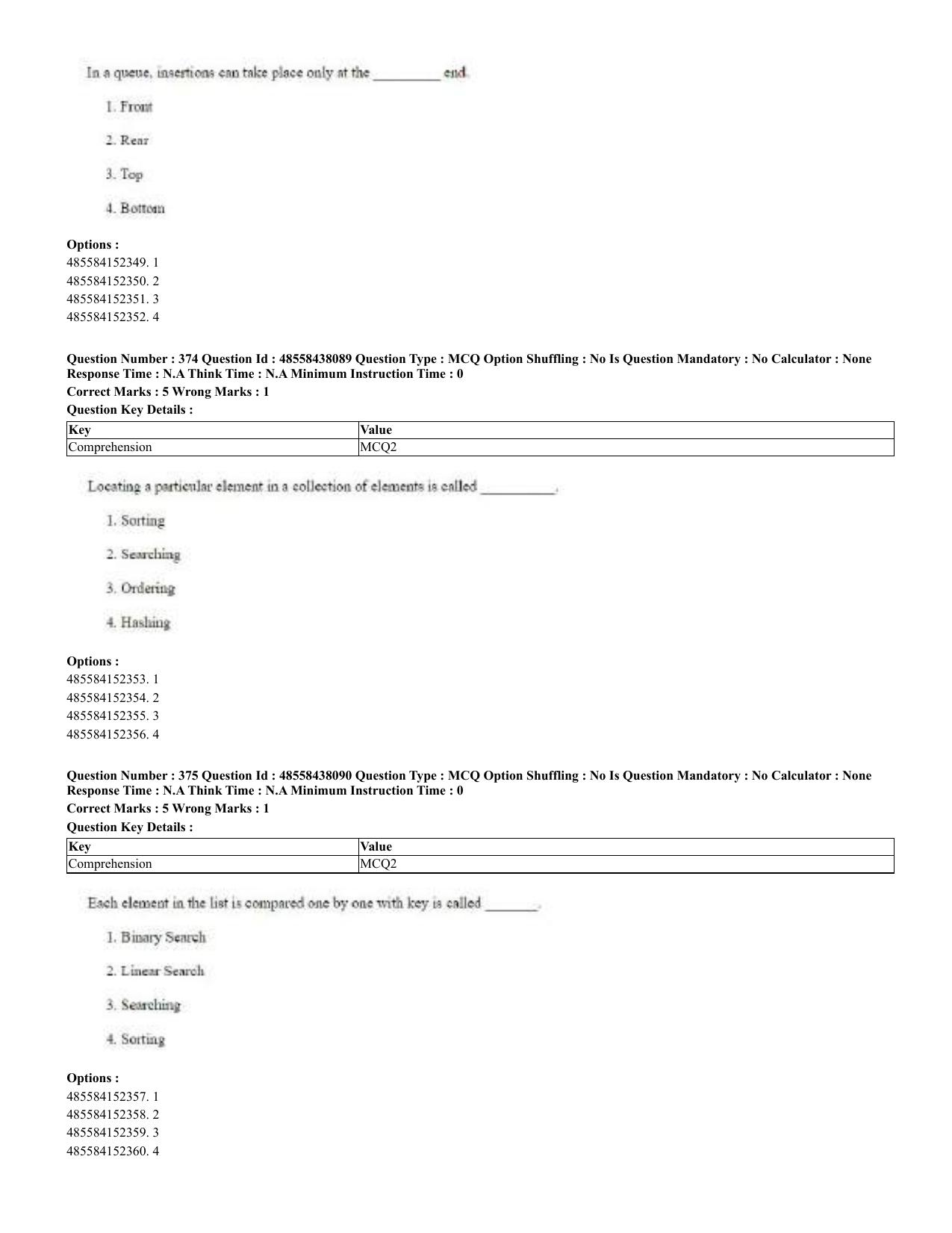 CUET 2023 English Odia Shift 3 Question Papers - 02 Jul 2023 - Page 205