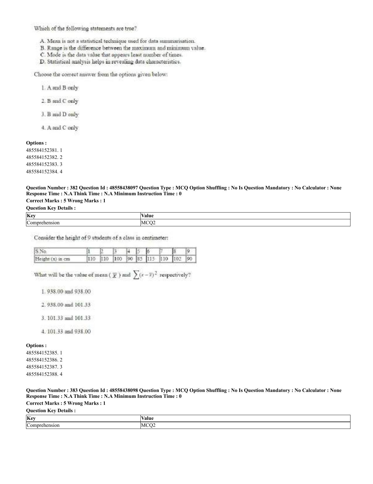CUET 2023 English Odia Shift 3 Question Papers - 02 Jul 2023 - Page 208