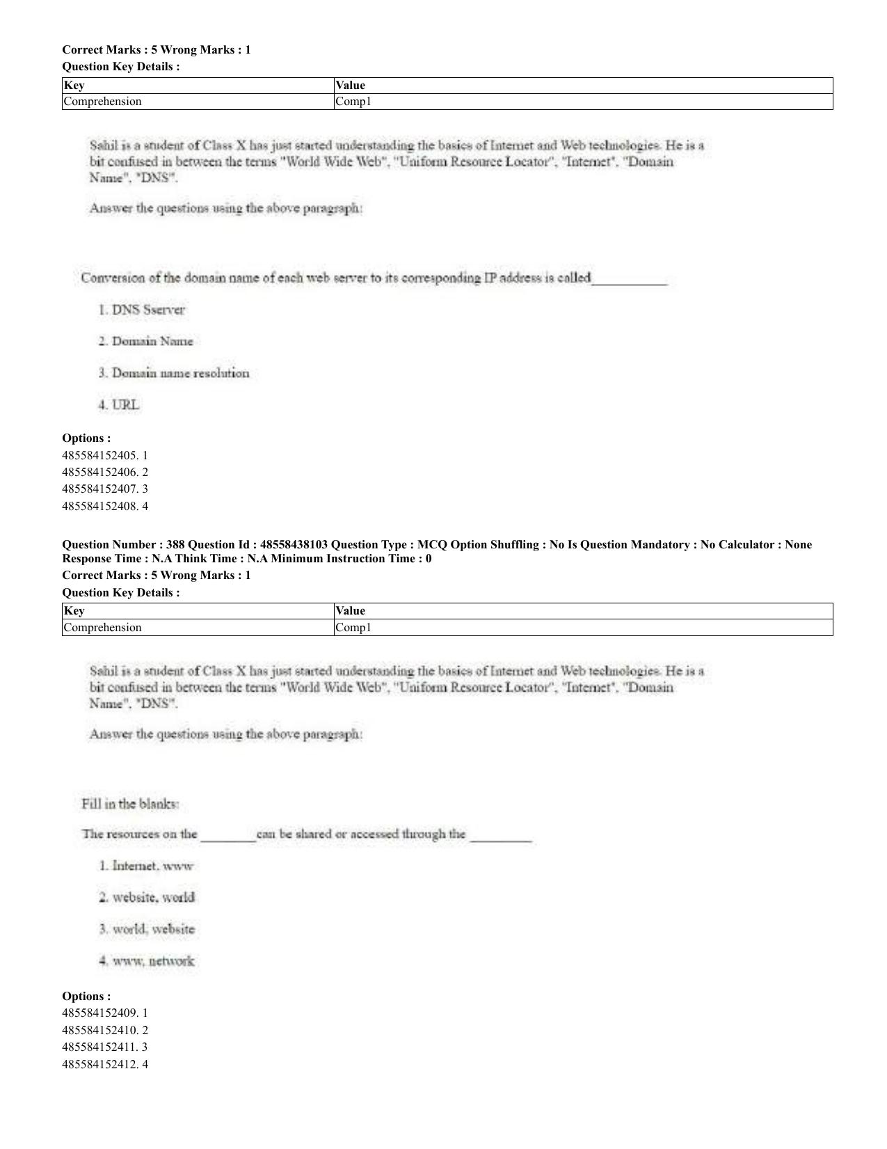 CUET 2023 English Odia Shift 3 Question Papers - 02 Jul 2023 - Page 211
