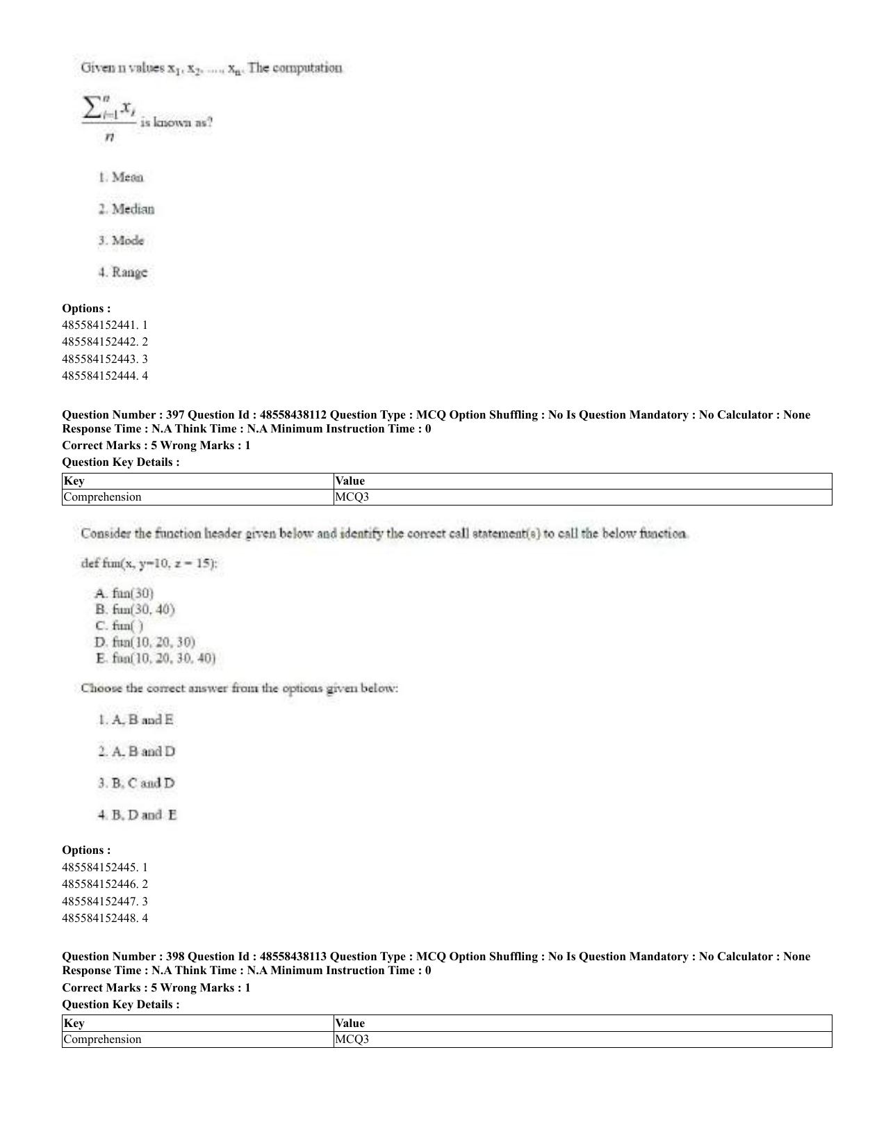 CUET 2023 English Odia Shift 3 Question Papers - 02 Jul 2023 - Page 217