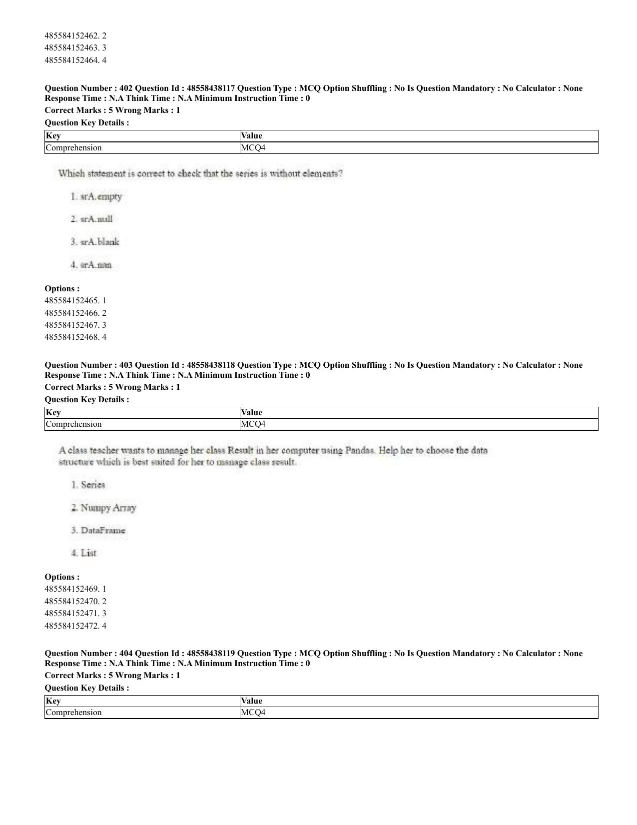 CUET 2023 English Odia Shift 3 Question Papers - 02 Jul 2023 - Page 220
