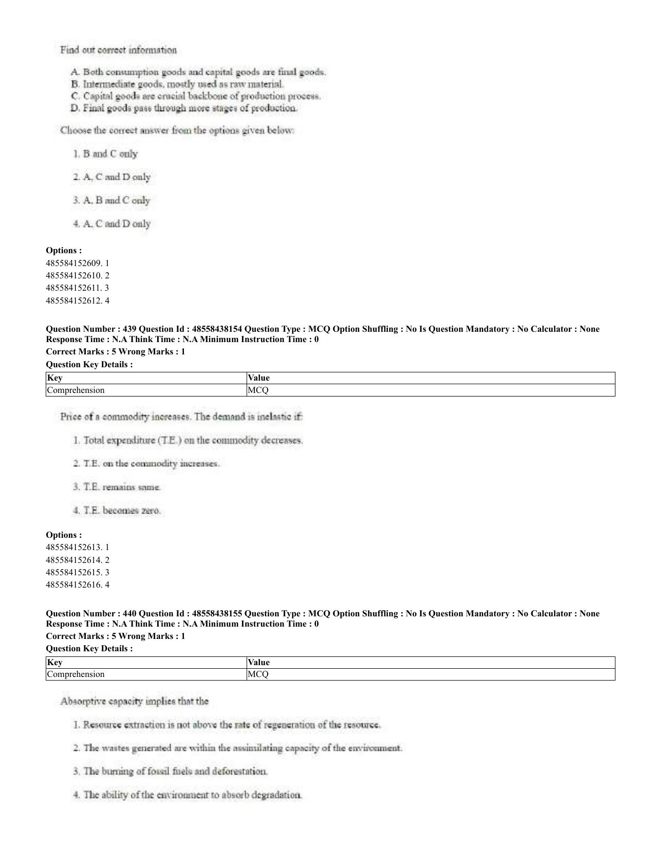 CUET 2023 English Odia Shift 3 Question Papers - 02 Jul 2023 - Page 240