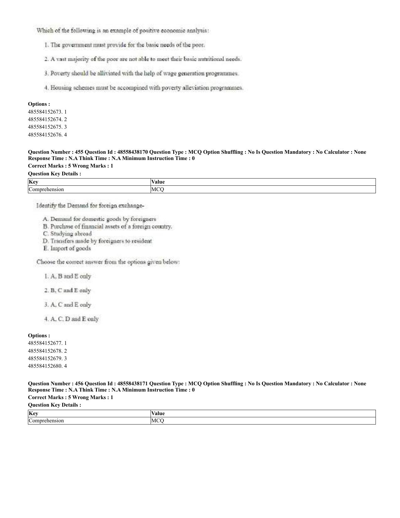 CUET 2023 English Odia Shift 3 Question Papers - 02 Jul 2023 - Page 247