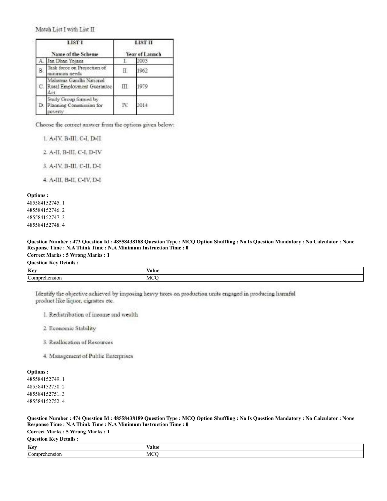 CUET 2023 English Odia Shift 3 Question Papers - 02 Jul 2023 - Page 256
