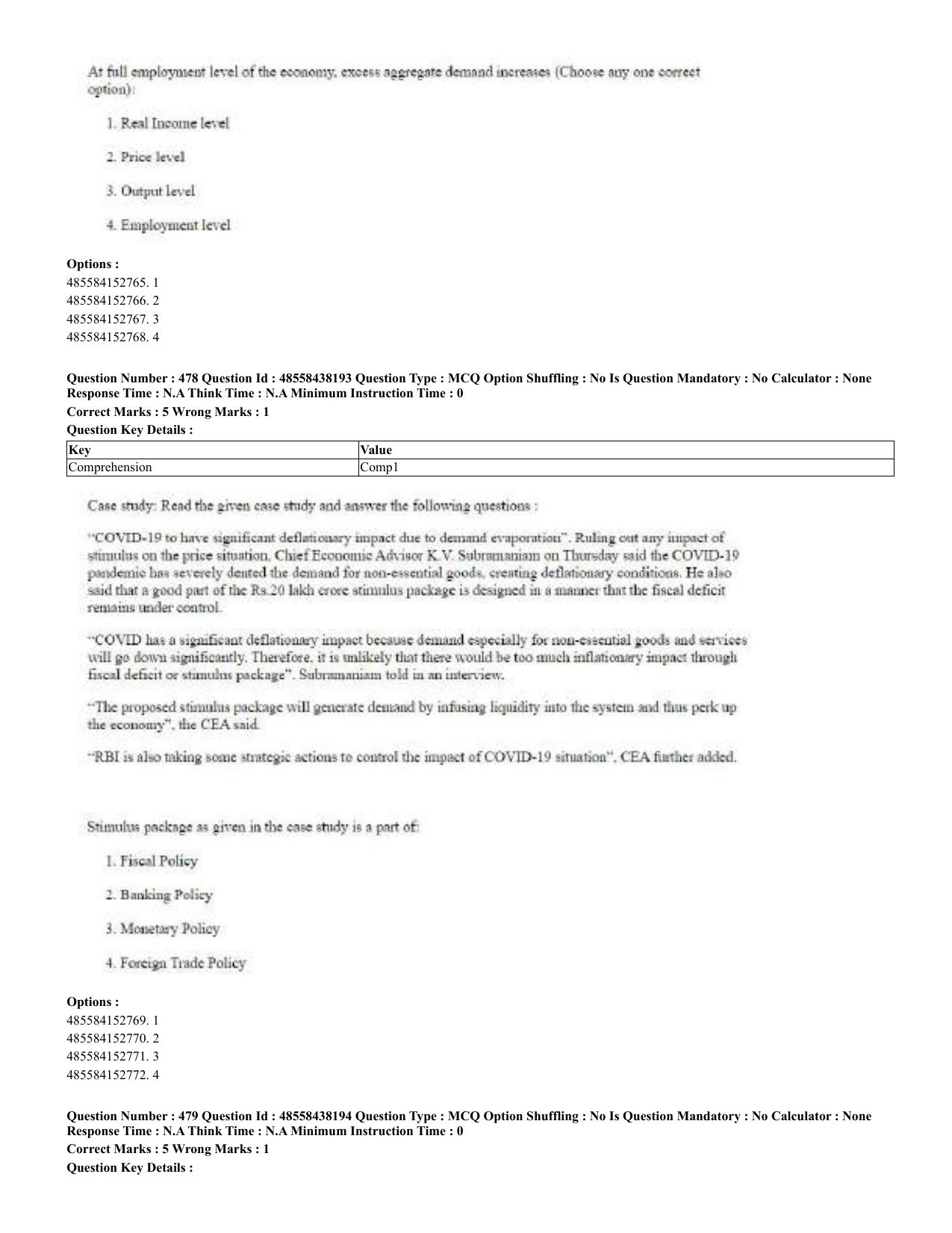 CUET 2023 English Odia Shift 3 Question Papers - 02 Jul 2023 - Page 259