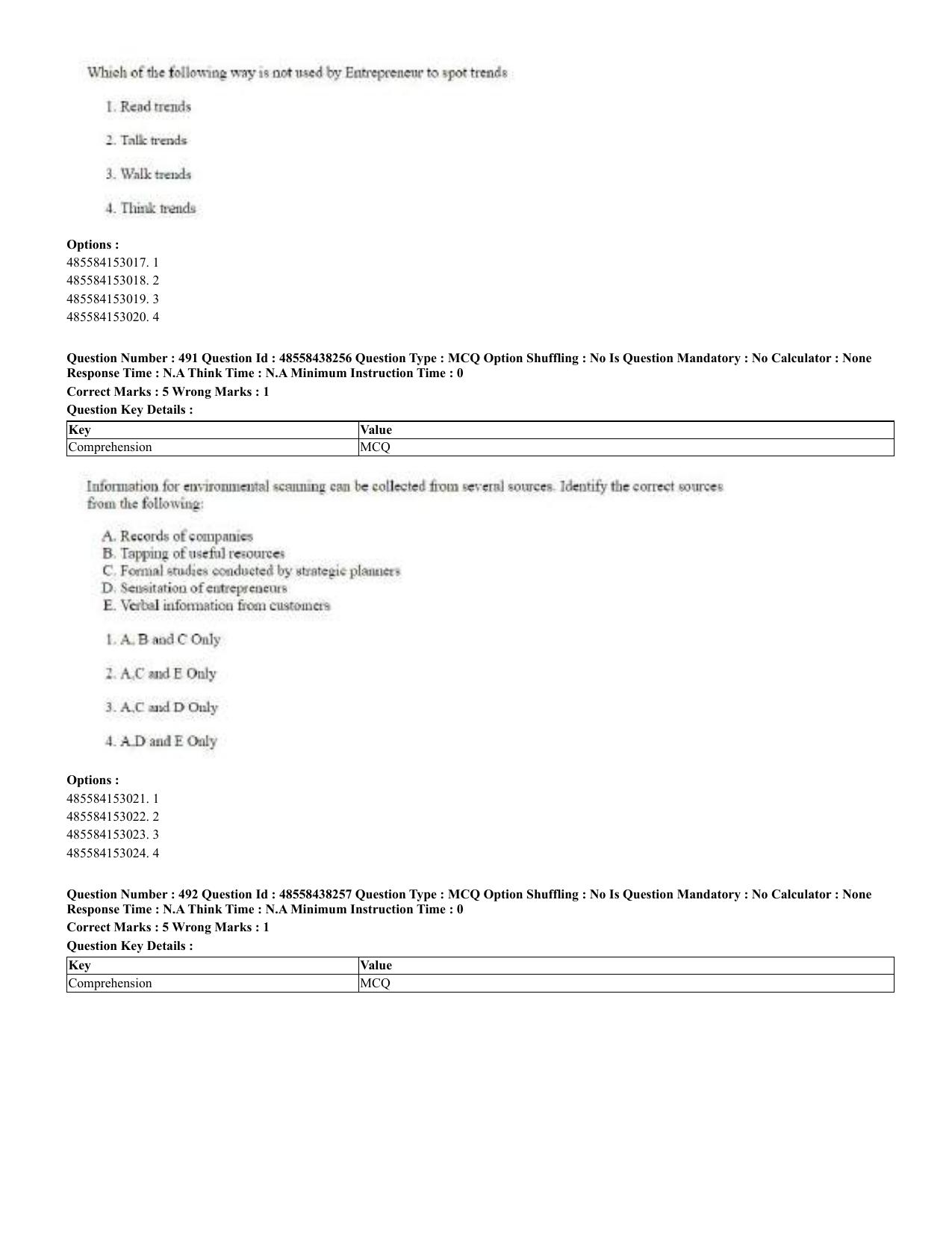 CUET 2023 English Odia Shift 3 Question Papers - 02 Jul 2023 - Page 267