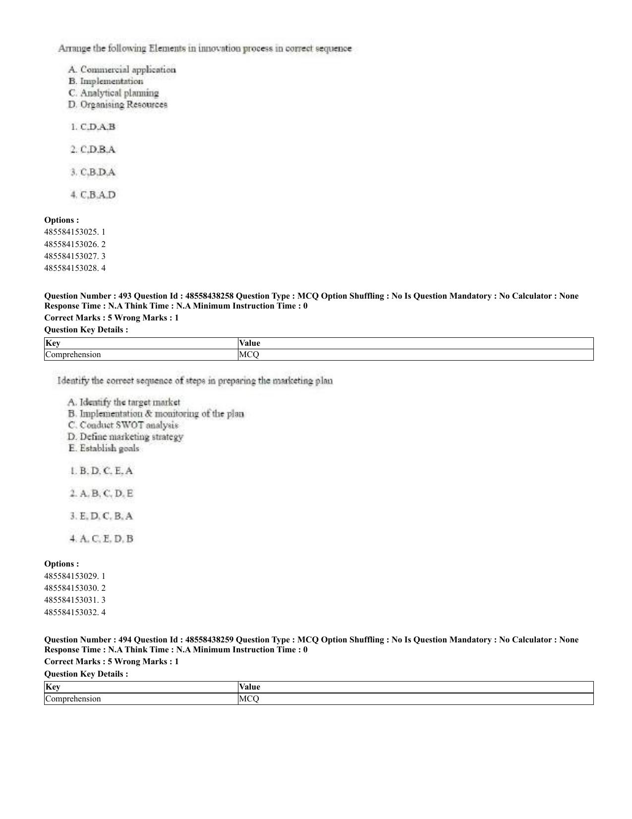 CUET 2023 English Odia Shift 3 Question Papers - 02 Jul 2023 - Page 268