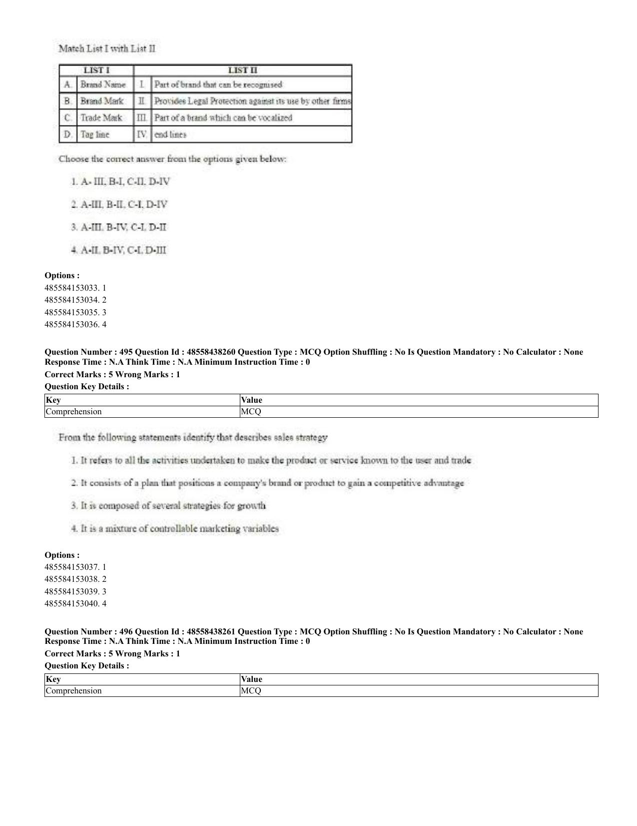 CUET 2023 English Odia Shift 3 Question Papers - 02 Jul 2023 - Page 269