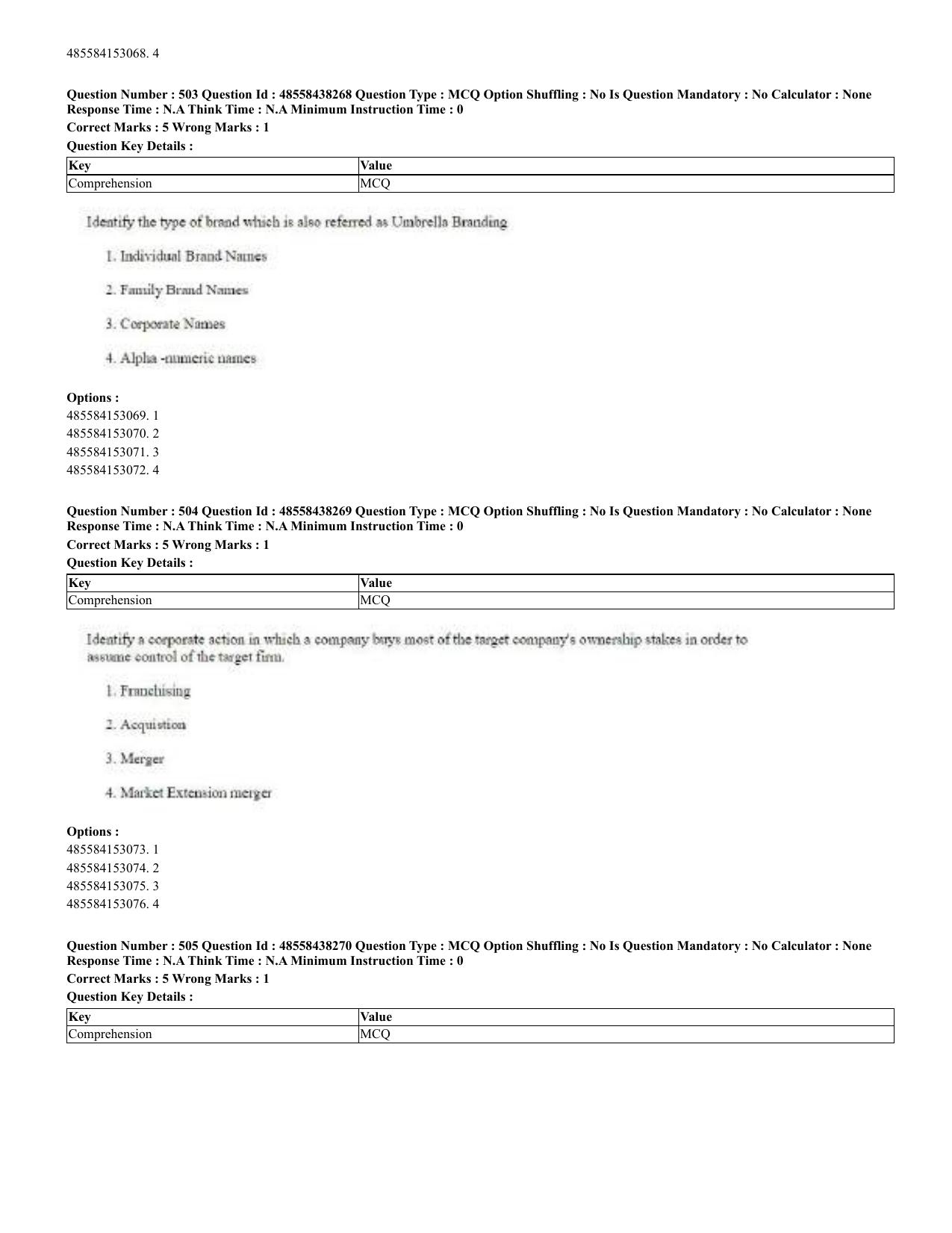 CUET 2023 English Odia Shift 3 Question Papers - 02 Jul 2023 - Page 273