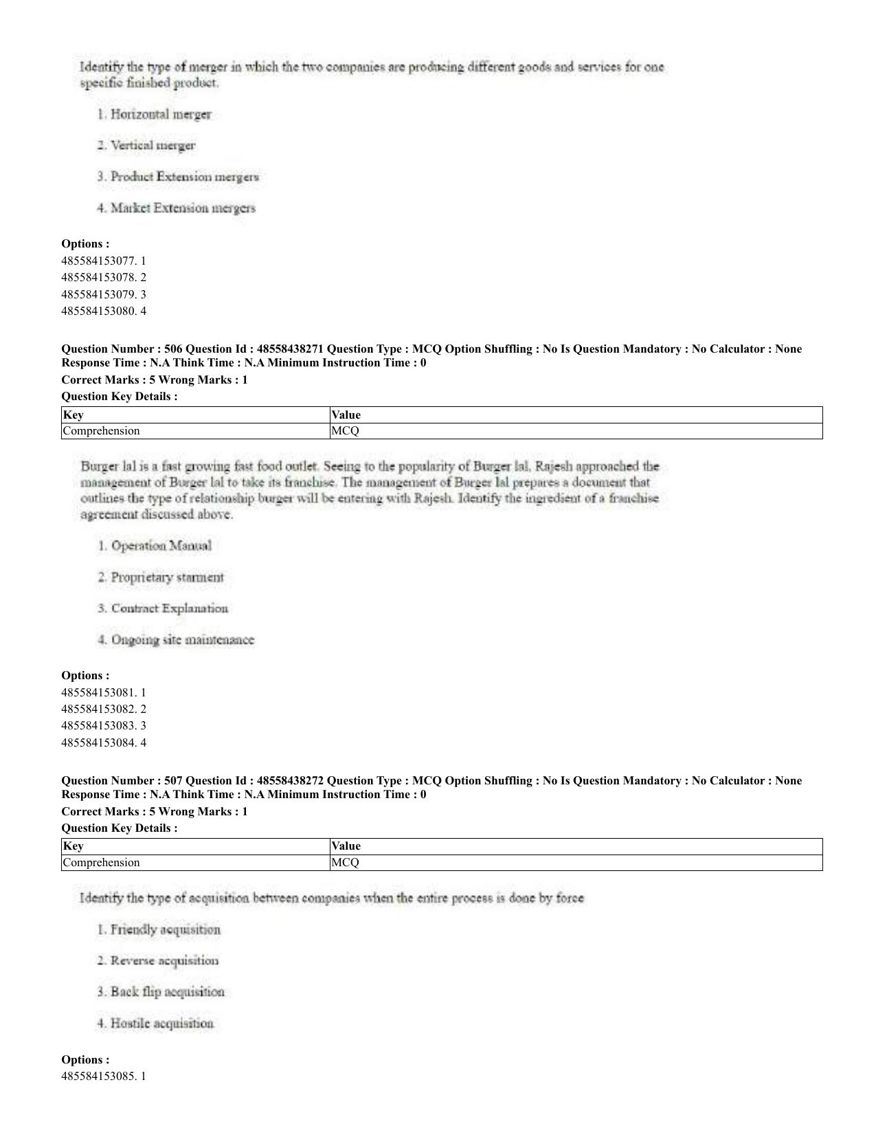 CUET 2023 English Odia Shift 3 Question Papers - 02 Jul 2023 - Page 274