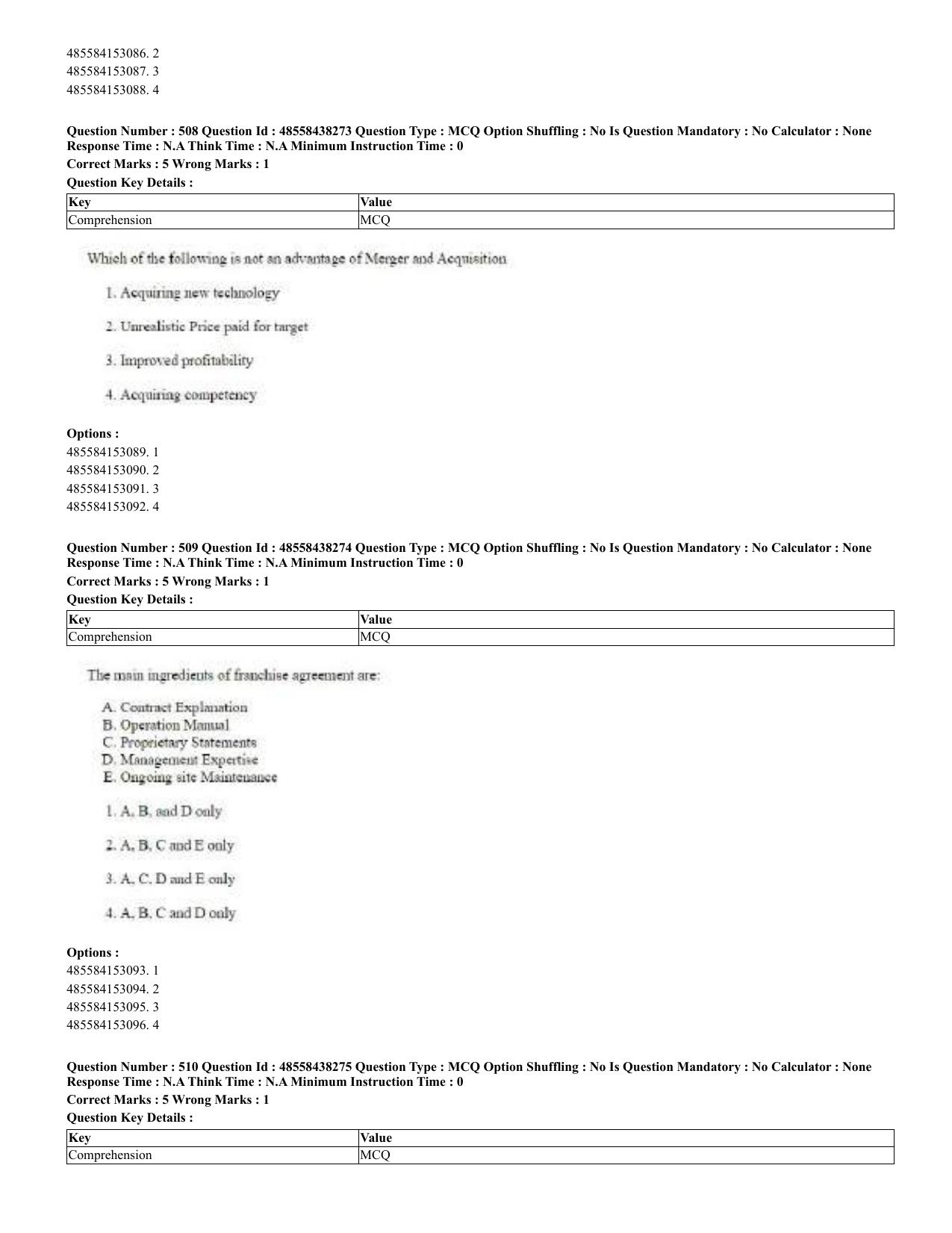 CUET 2023 English Odia Shift 3 Question Papers - 02 Jul 2023 - Page 275