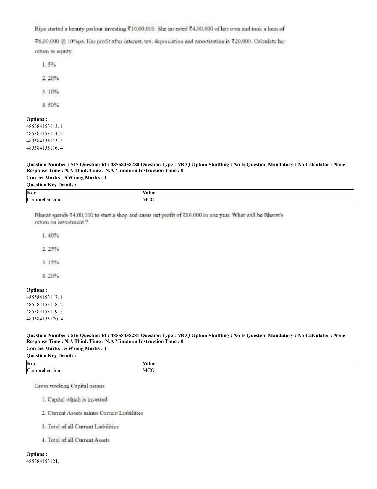 CUET 2023 English Odia Shift 3 Question Papers - 02 Jul 2023 - Page 278