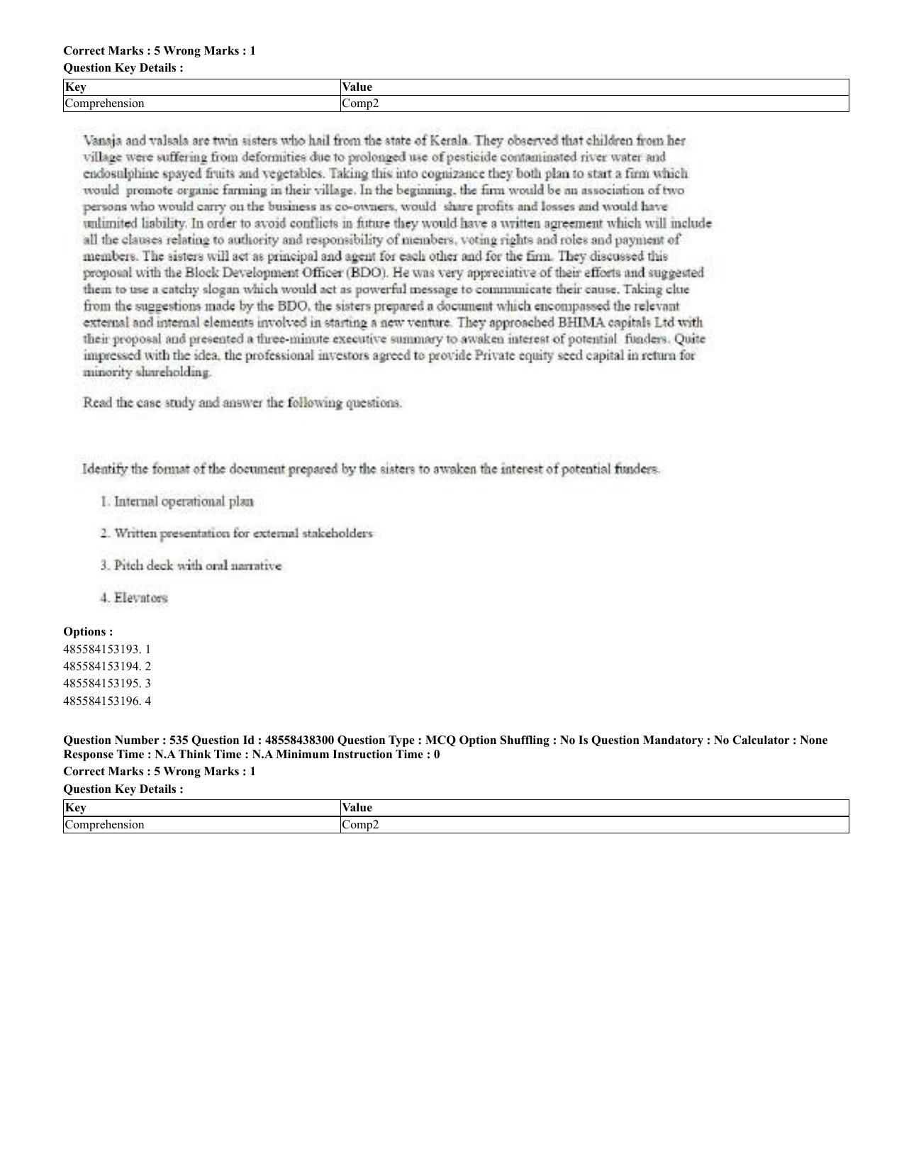 CUET 2023 English Odia Shift 3 Question Papers - 02 Jul 2023 - Page 289