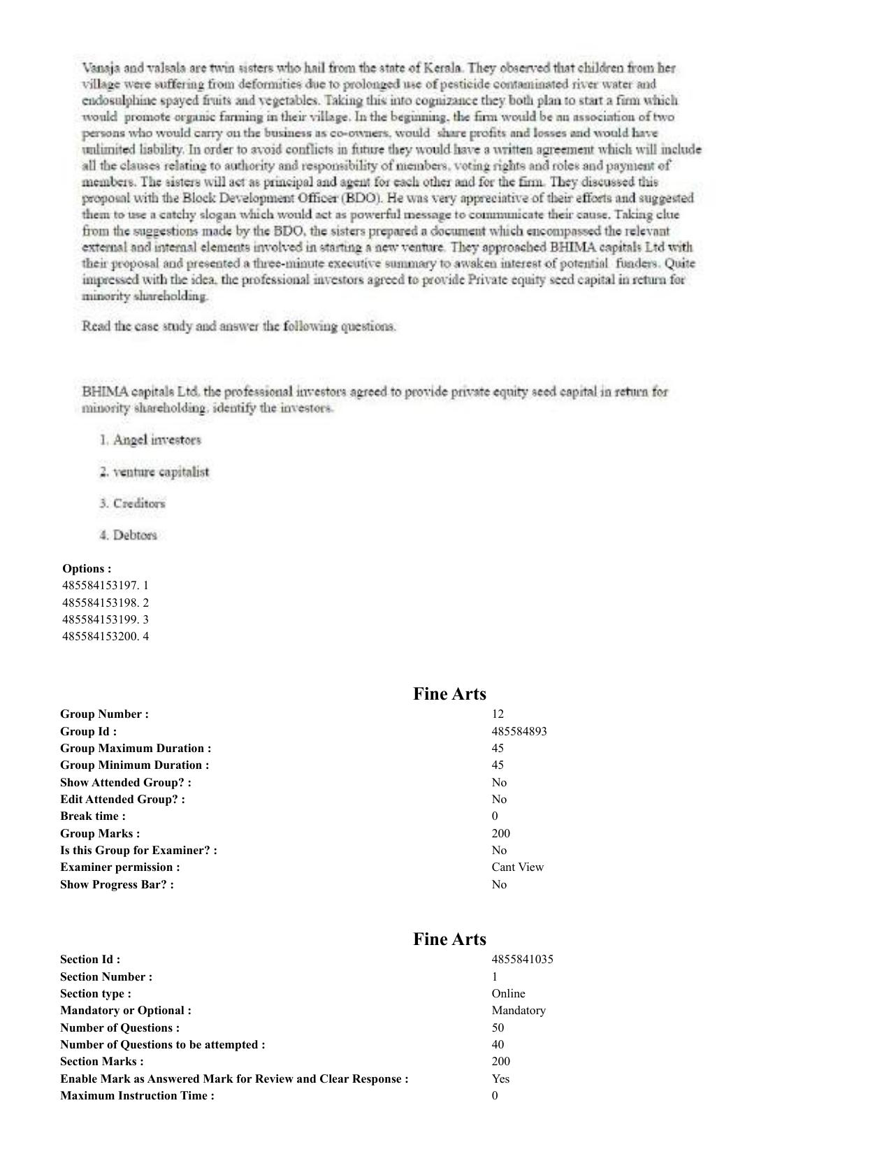 CUET 2023 English Odia Shift 3 Question Papers - 02 Jul 2023 - Page 290