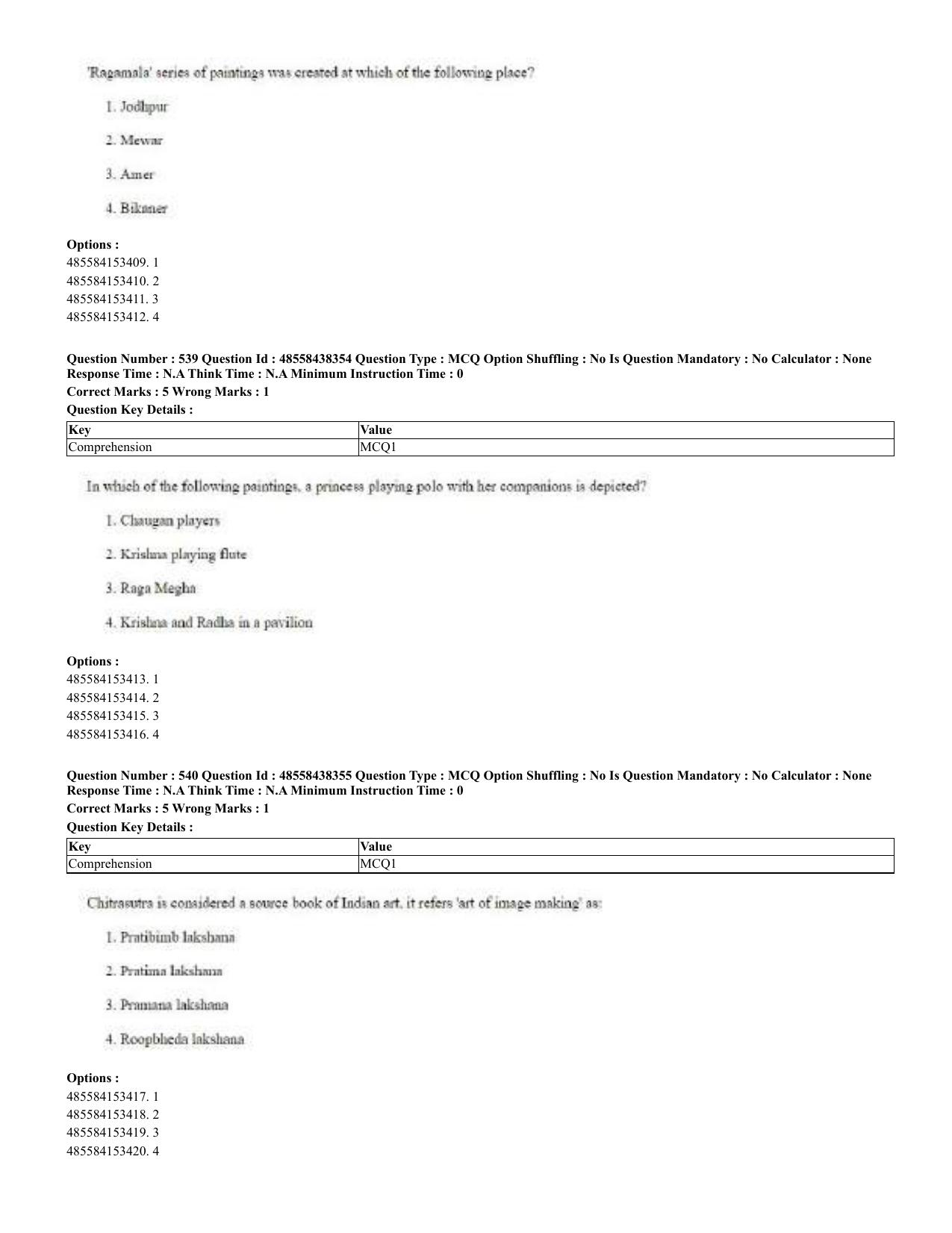 CUET 2023 English Odia Shift 3 Question Papers - 02 Jul 2023 - Page 292