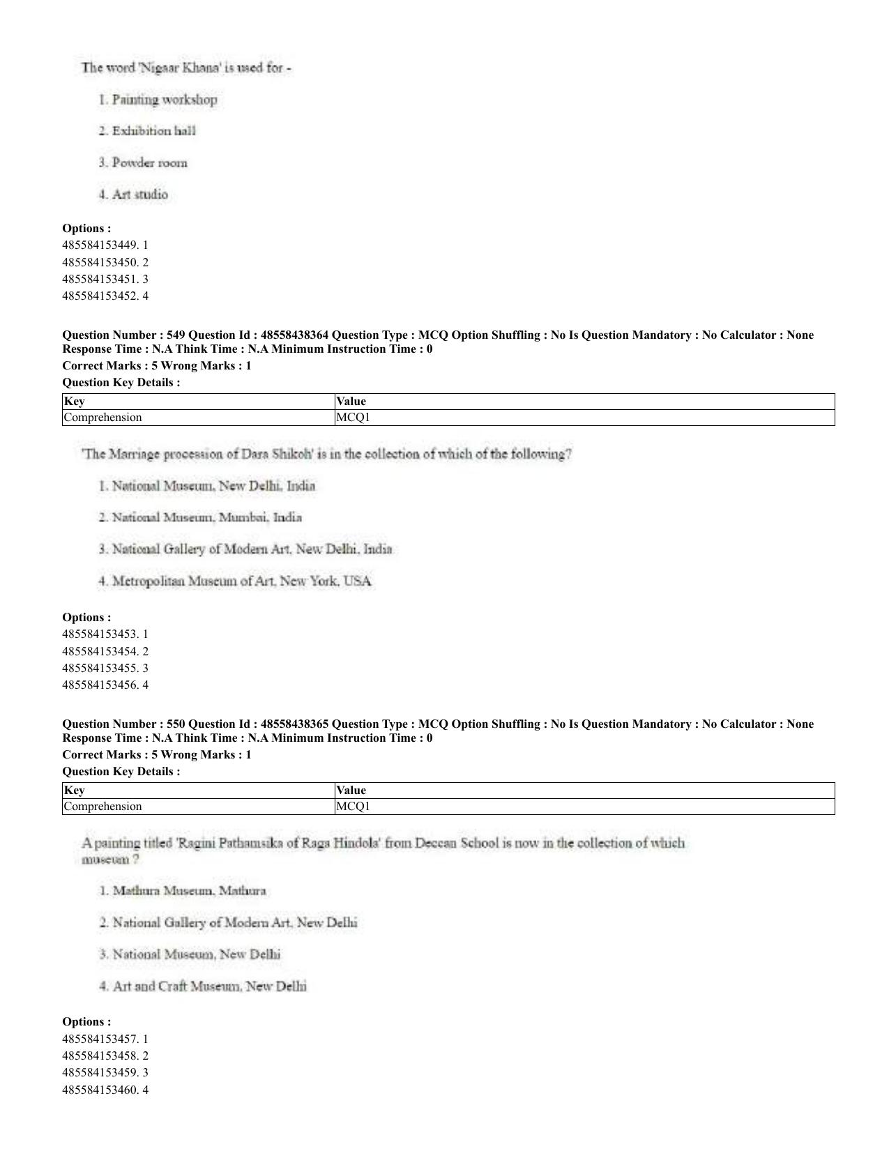 CUET 2023 English Odia Shift 3 Question Papers - 02 Jul 2023 - Page 296