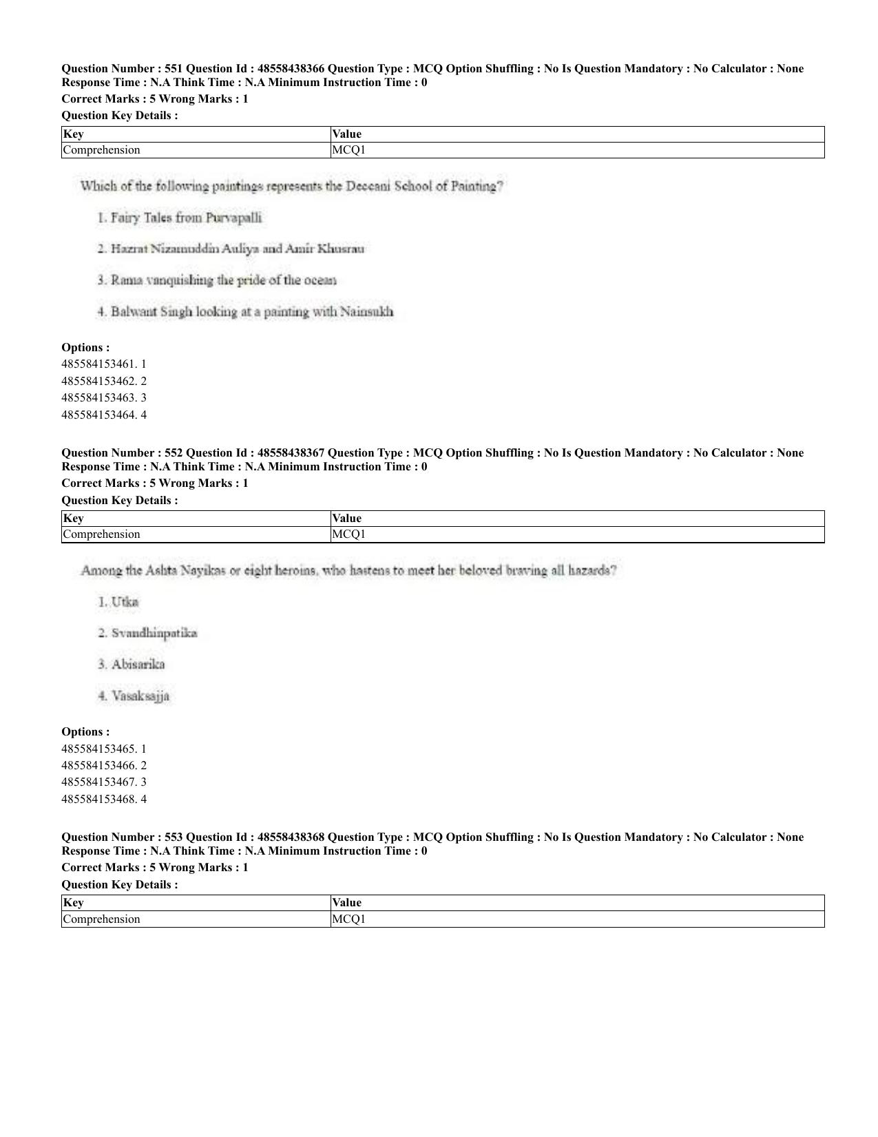 CUET 2023 English Odia Shift 3 Question Papers - 02 Jul 2023 - Page 297