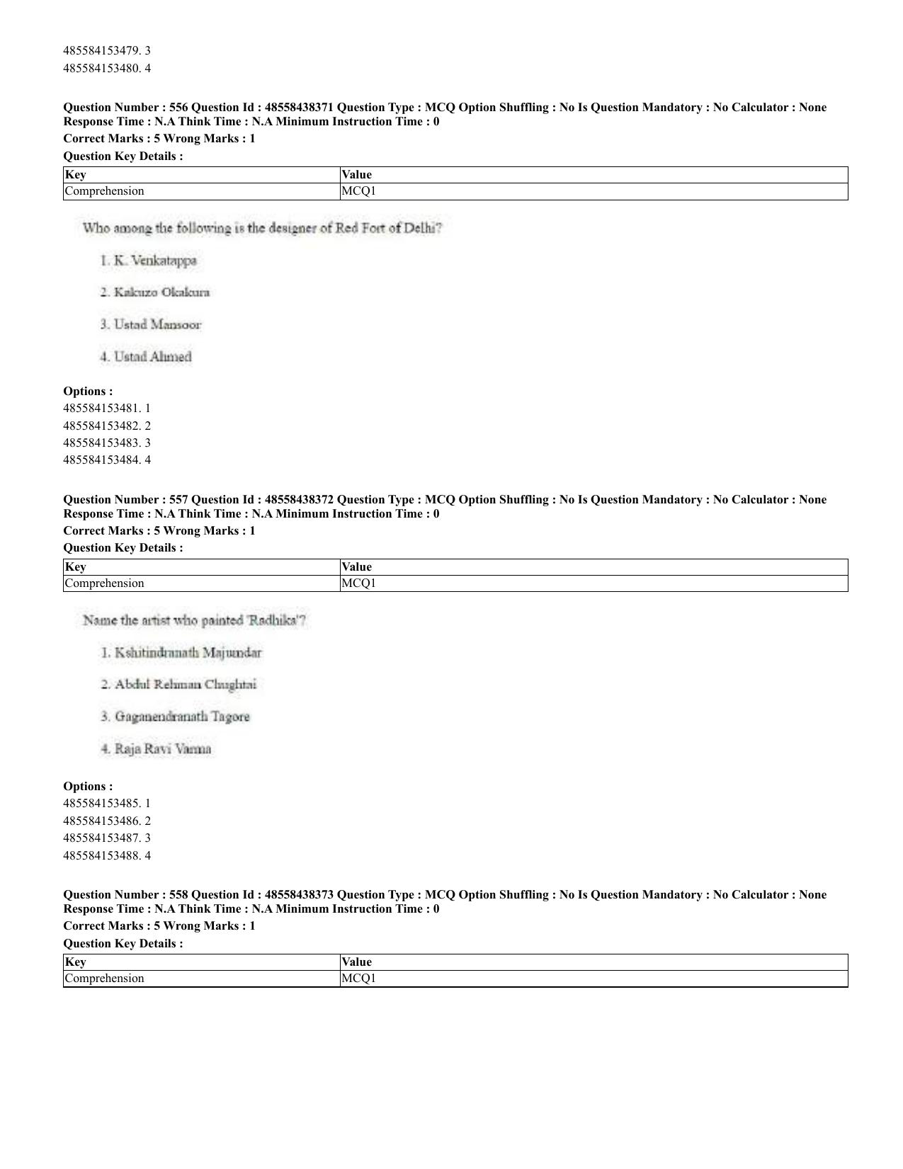 CUET 2023 English Odia Shift 3 Question Papers - 02 Jul 2023 - Page 299