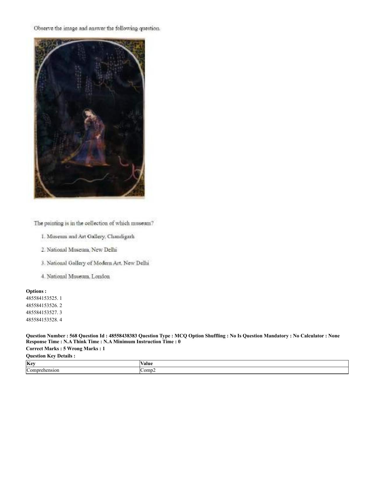 CUET 2023 English Odia Shift 3 Question Papers - 02 Jul 2023 - Page 307