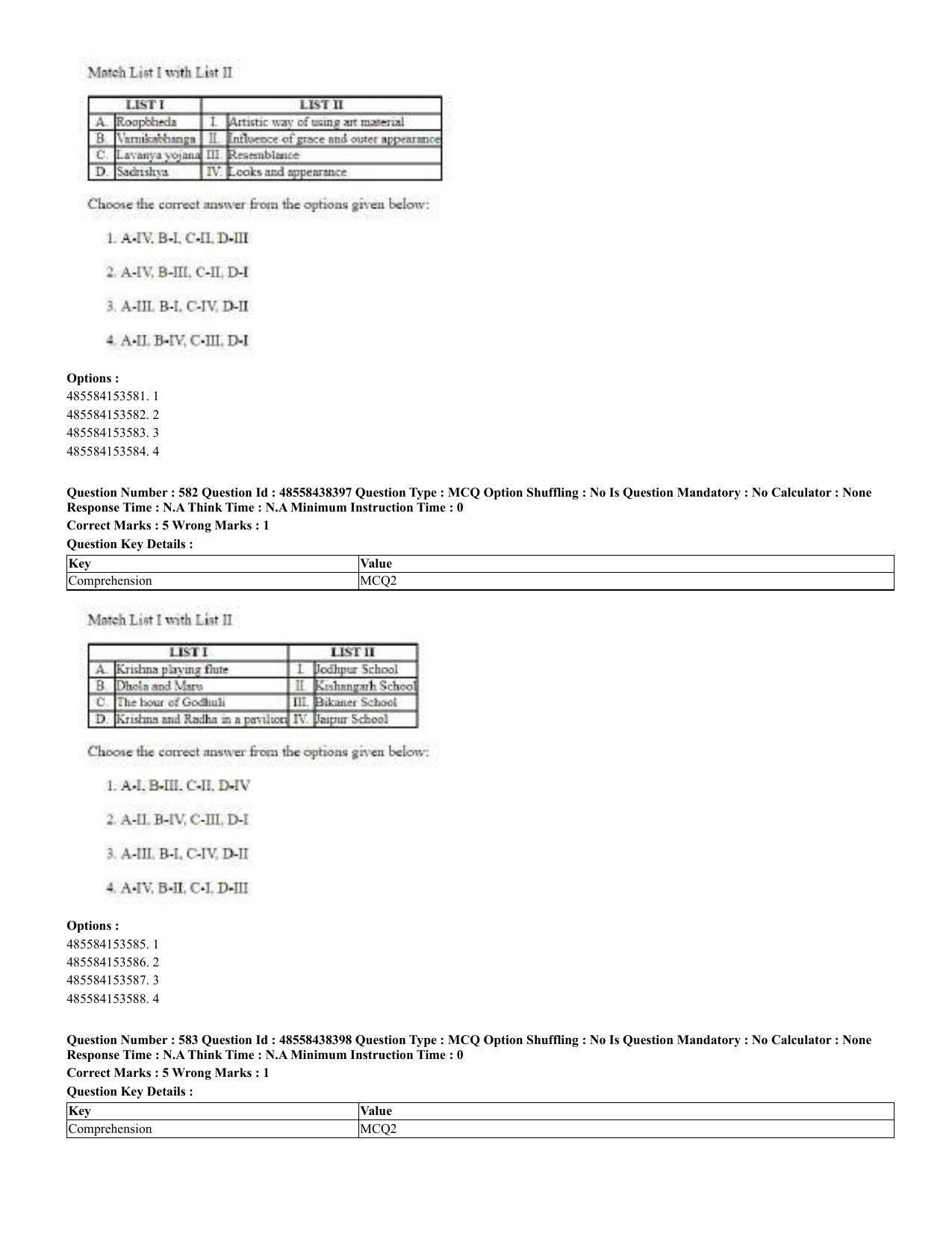 CUET 2023 English Odia Shift 3 Question Papers - 02 Jul 2023 - Page 316